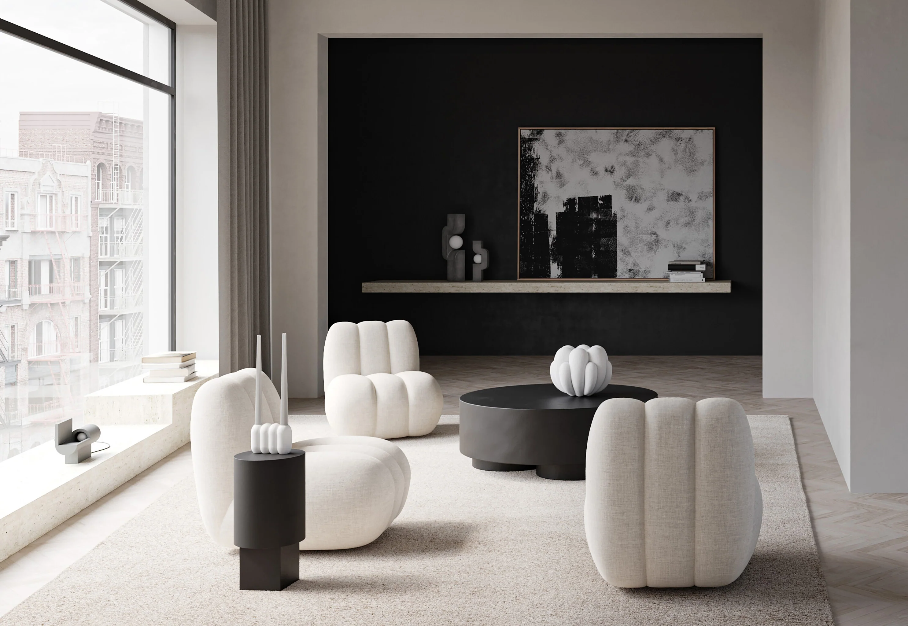Big Foot Coffee Table, Big - Coffee - Image 9