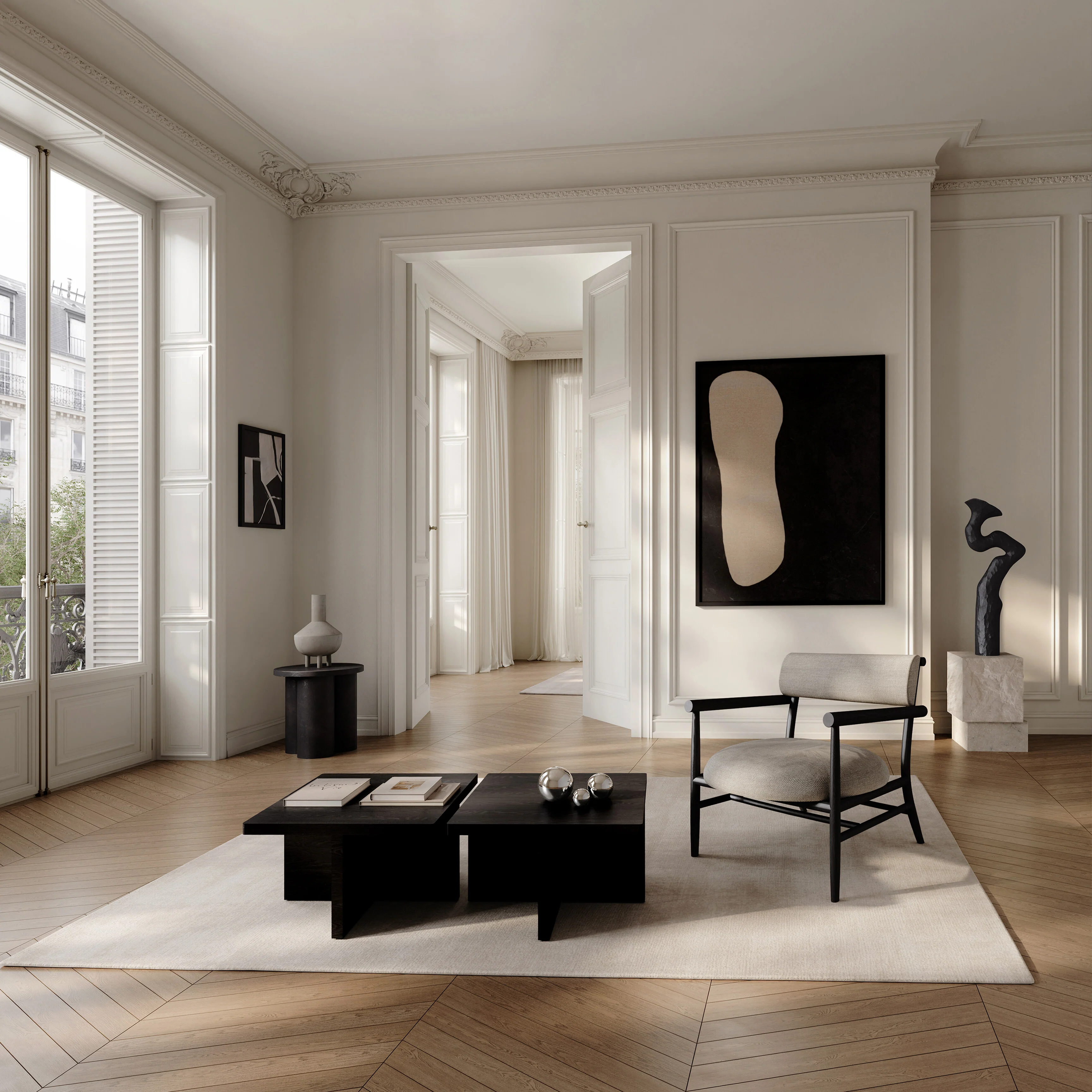 Big Foot Table, Tall - Coffee - Image 3