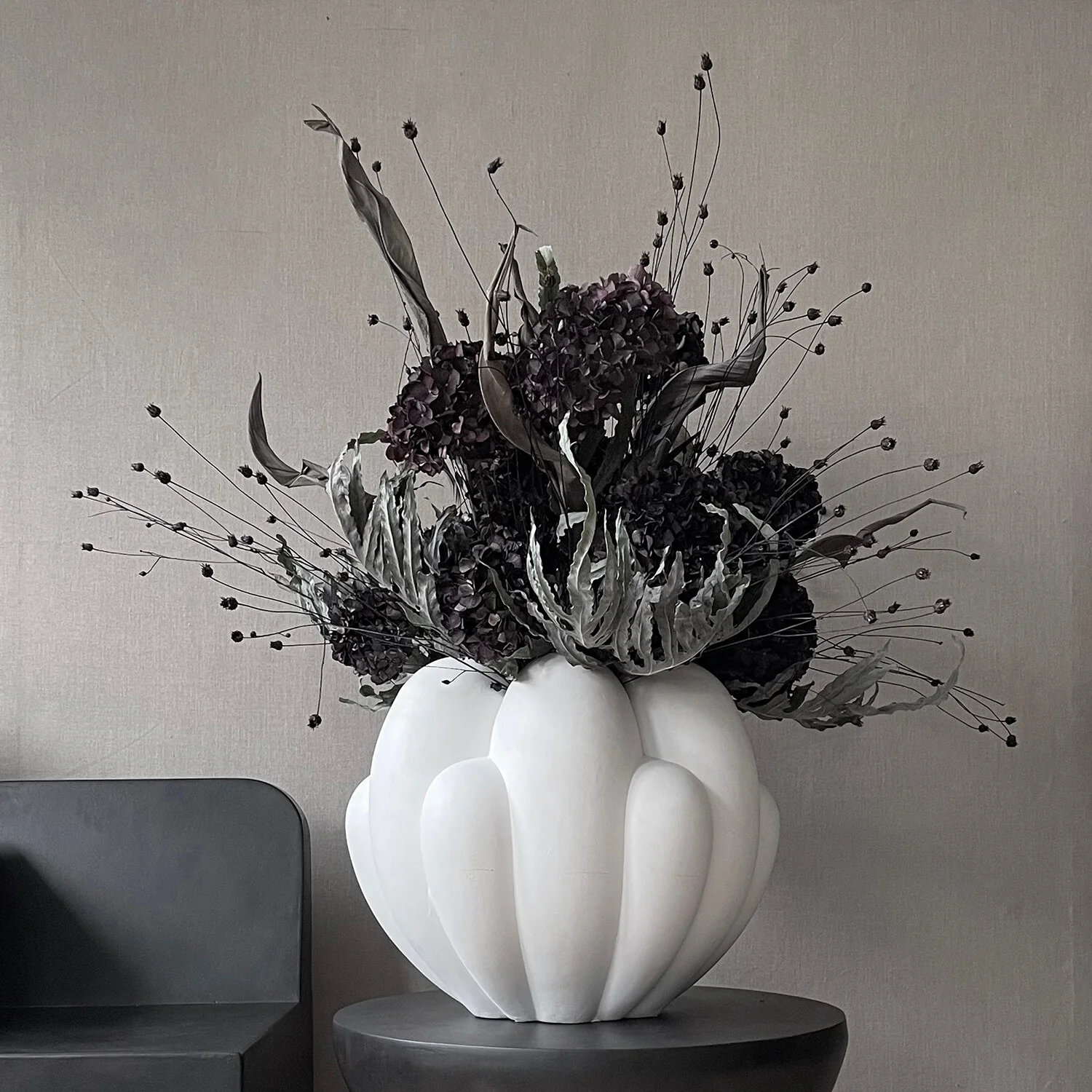 Bloom Vase, Big - Bone White - Image 10