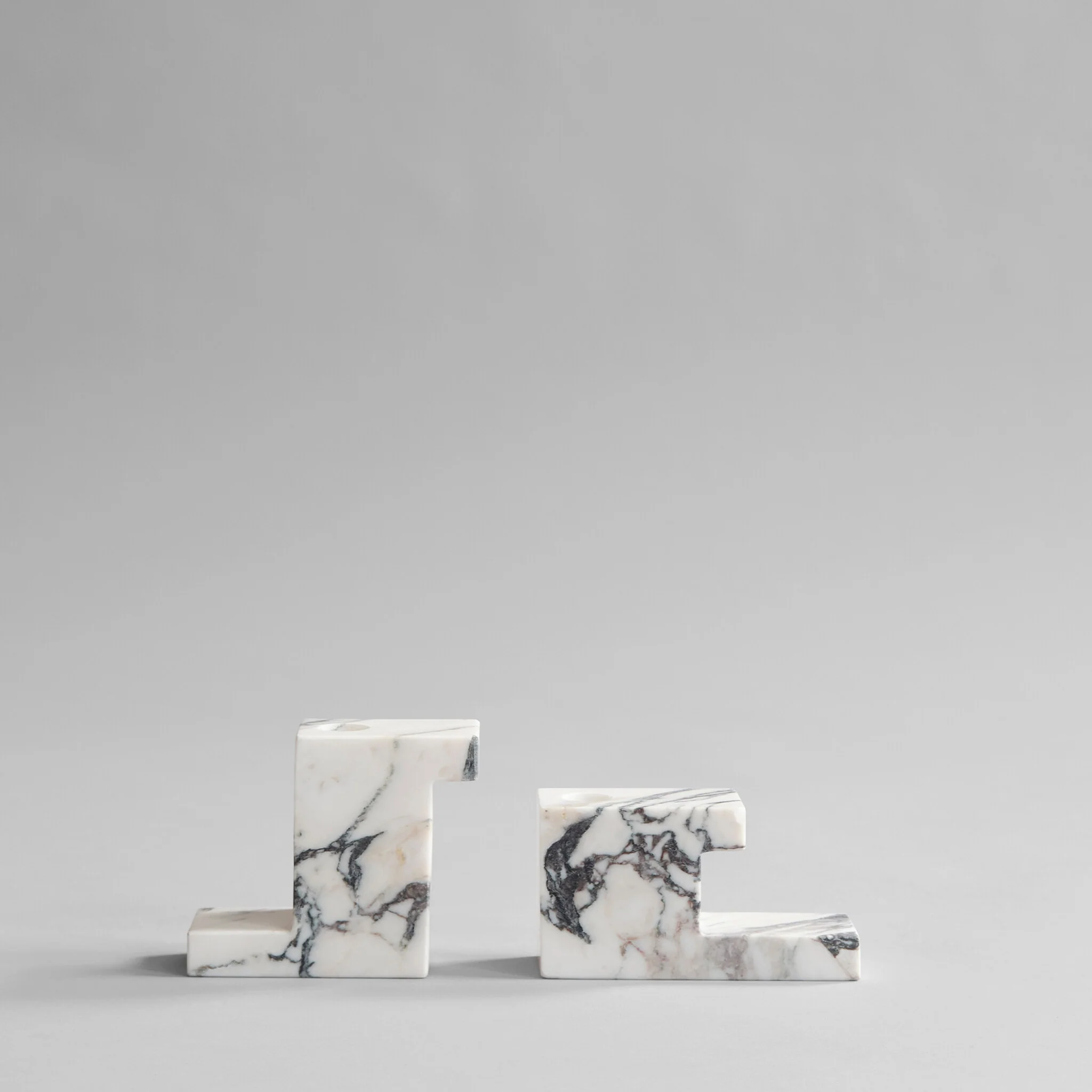 Brick Candle Holder, Low - Calacatta - Image 12