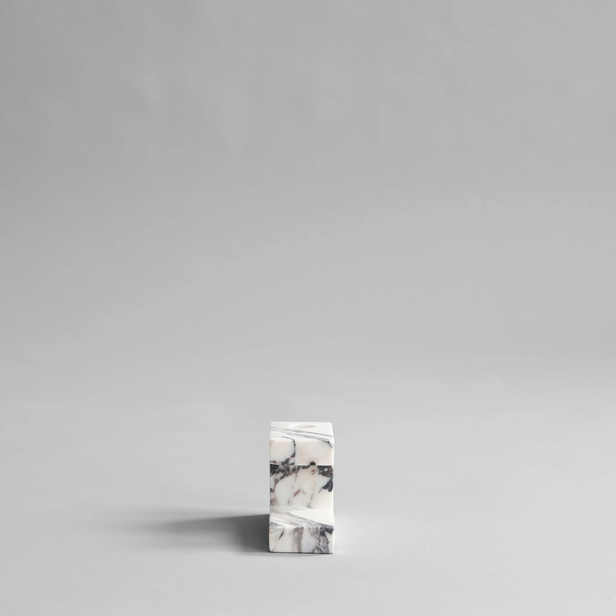 Brick Candle Holder, Low - Calacatta - Image 9