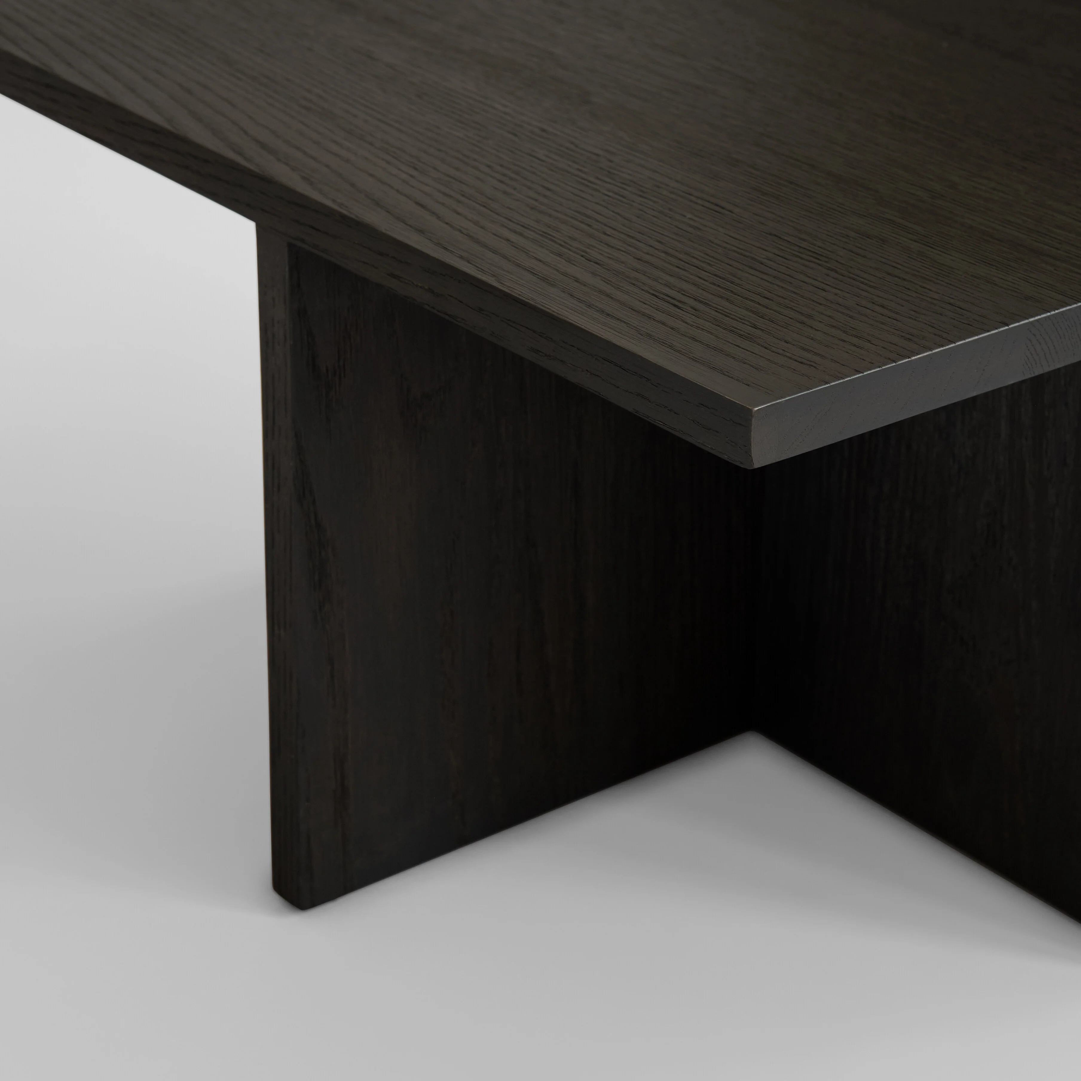 Brutus Coffee Table - Coffee Black Oak - Image 4