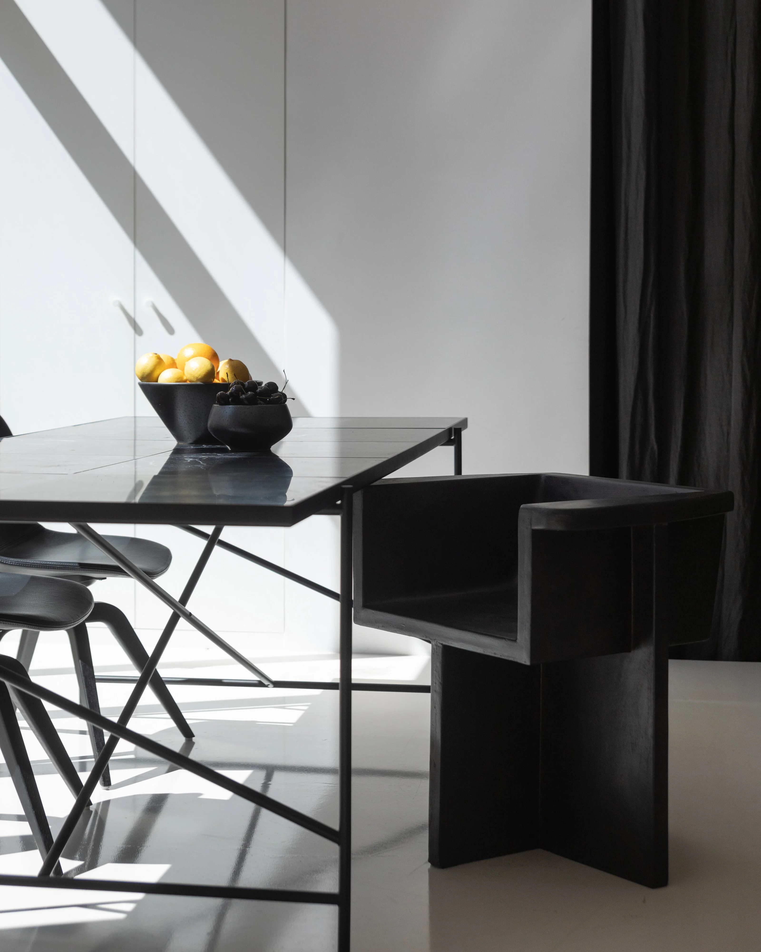 Brutus Dining Chair - Coffee - Image 2
