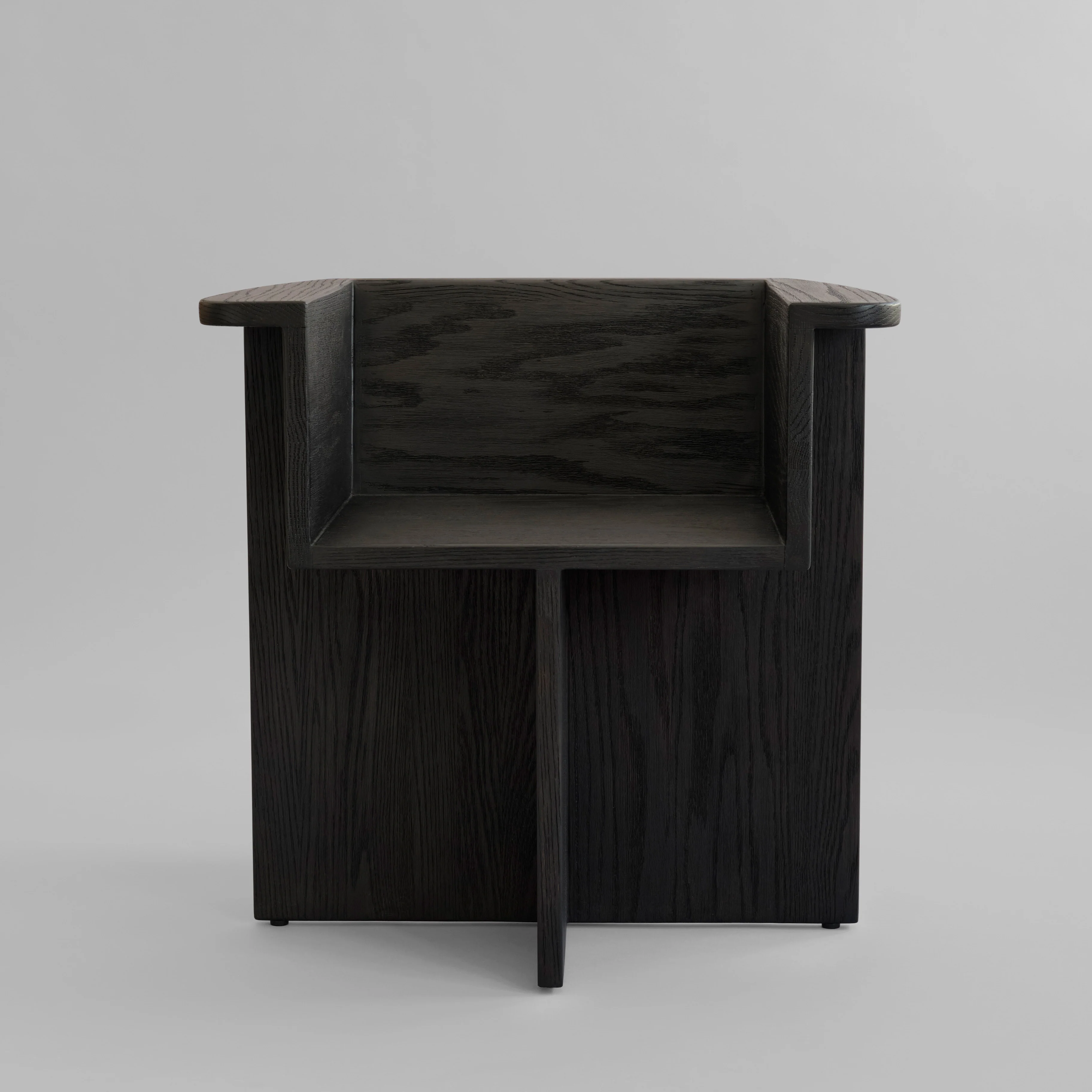 Brutus Dining Chair - Coffee Black Oak