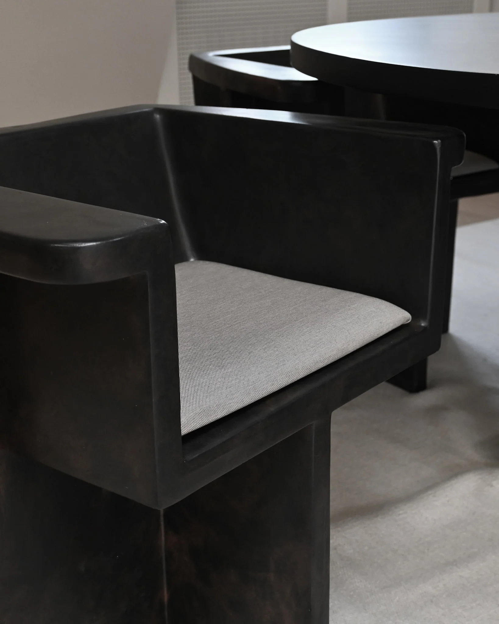 Brutus Dining Cushion - Taupe (Pallazo 163) - Image 3