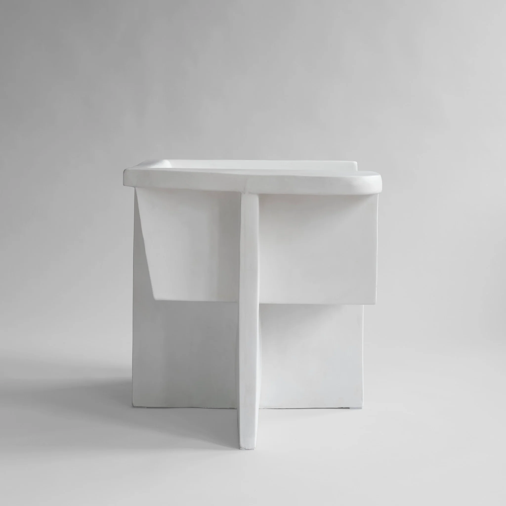 Brutus Lounge Chair - Bone White - Image 3