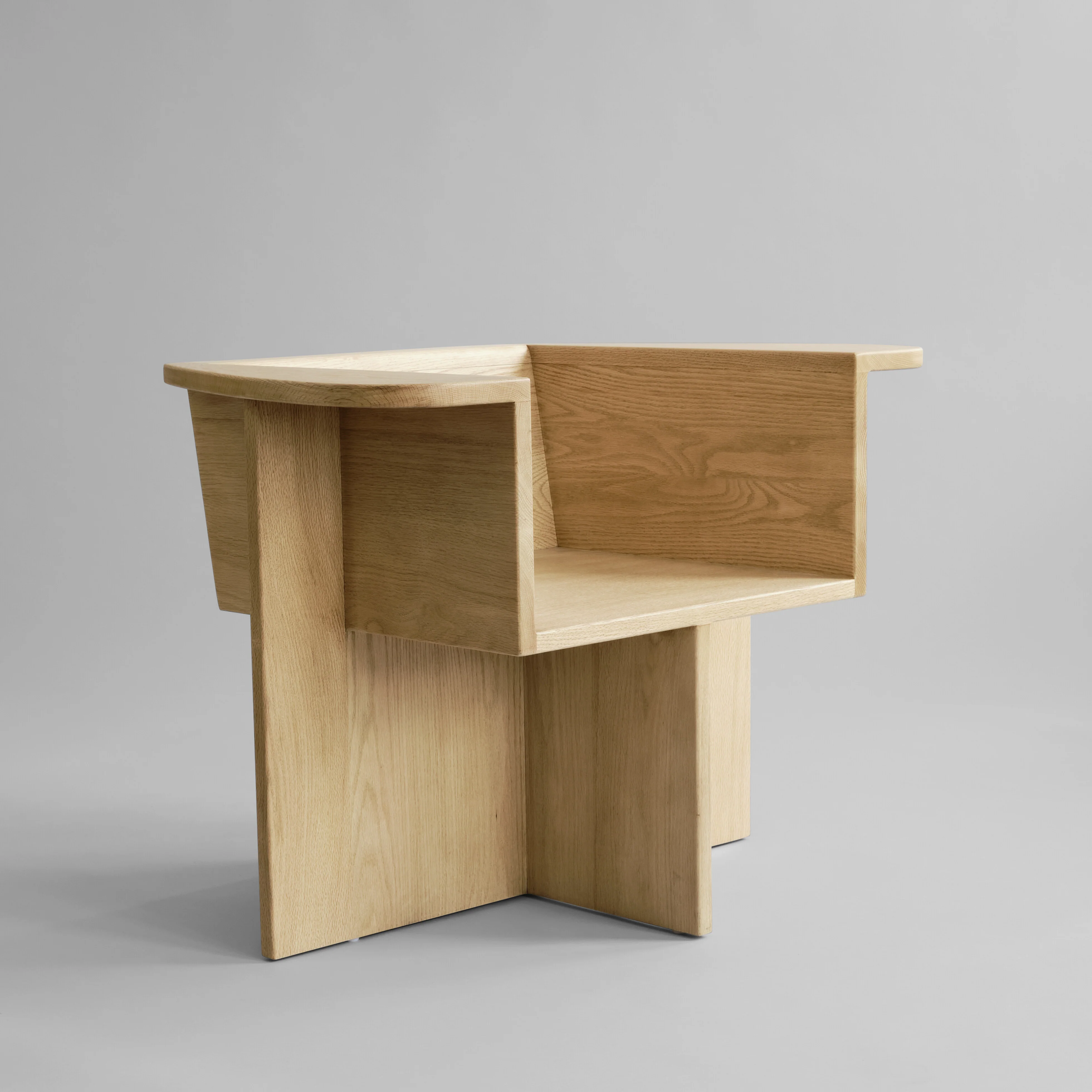Brutus Lounge Chair - Natural Oak - Image 3