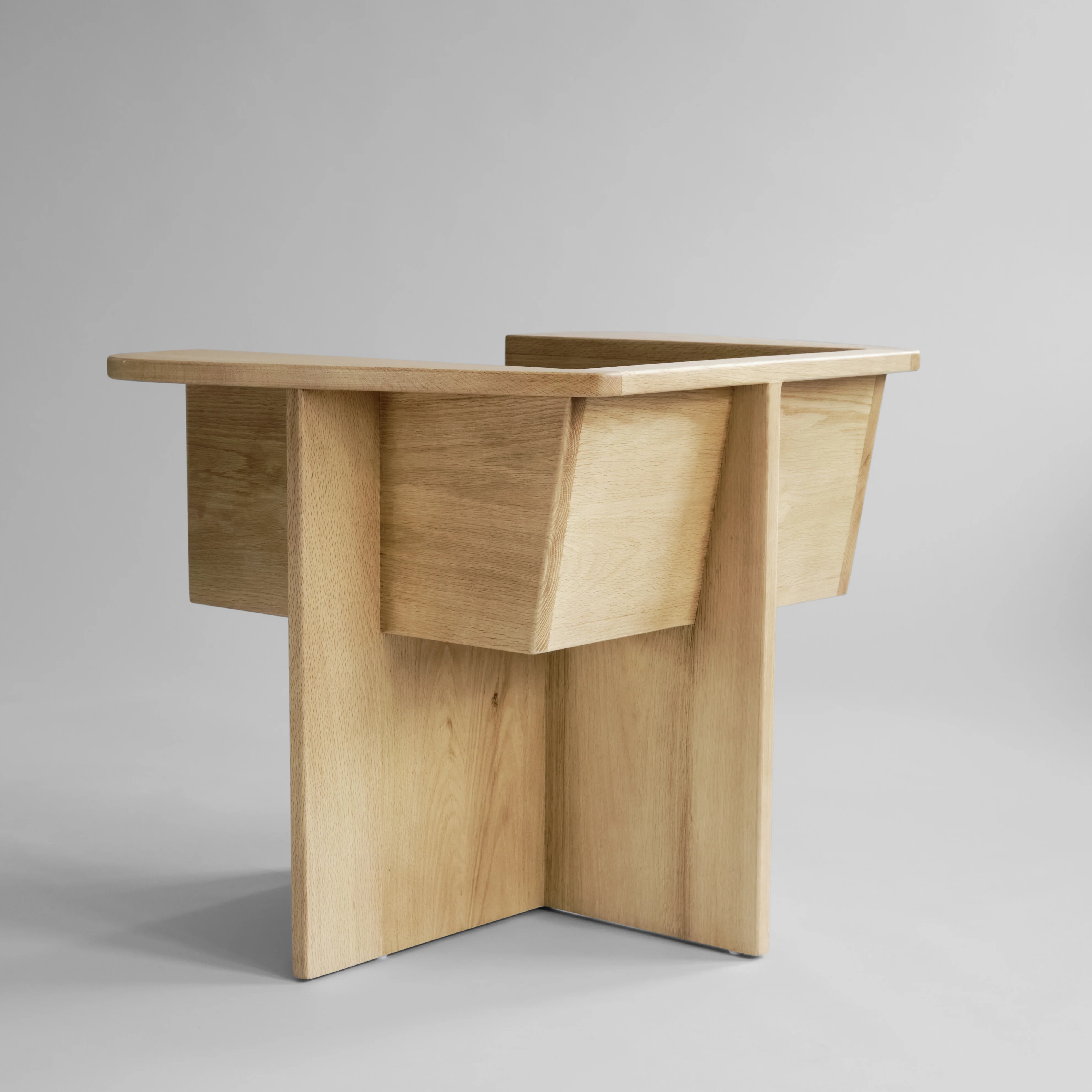 Brutus Lounge Chair - Natural Oak - Image 6