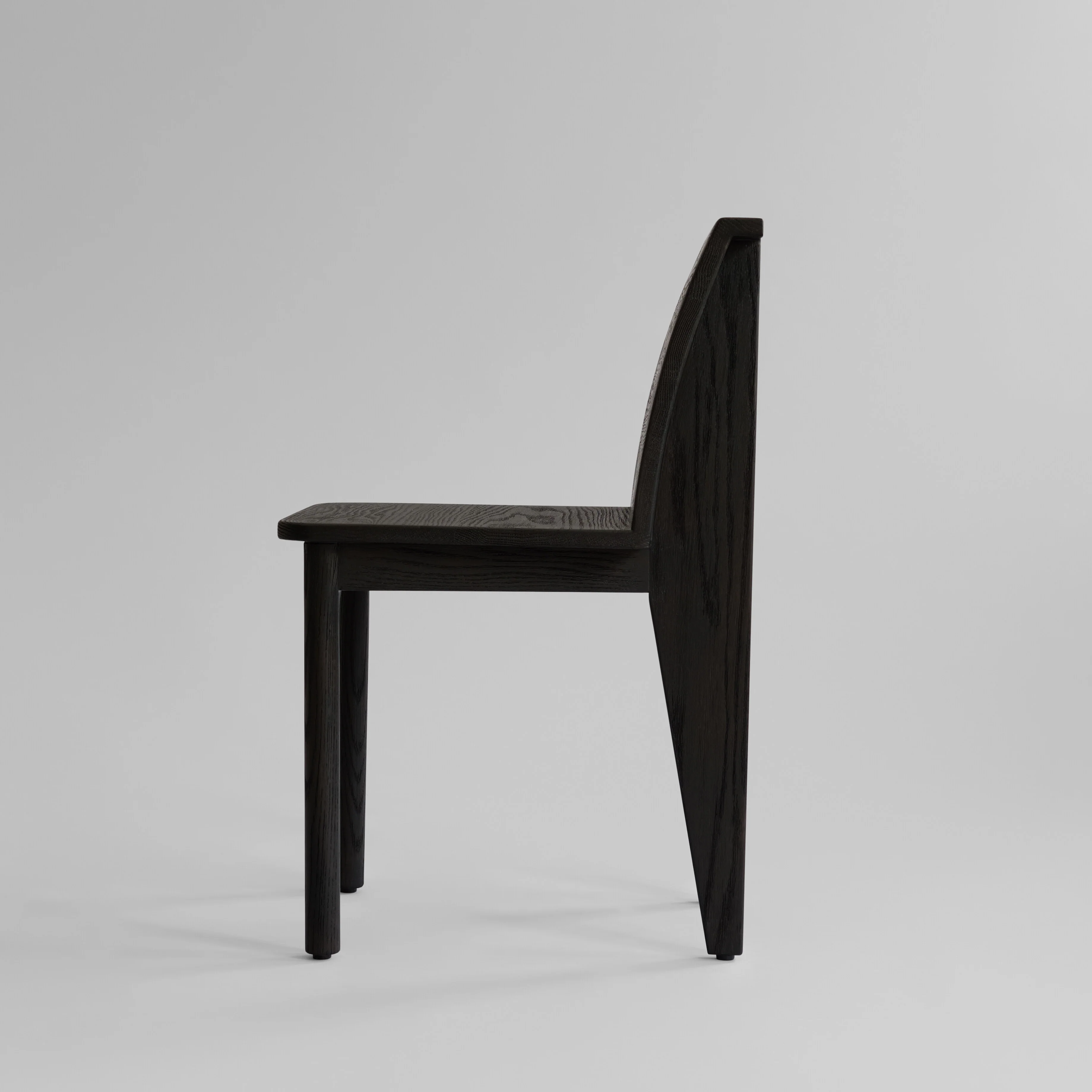 Brutus Slim Dining Chair - Coffee Black Oak - Image 4