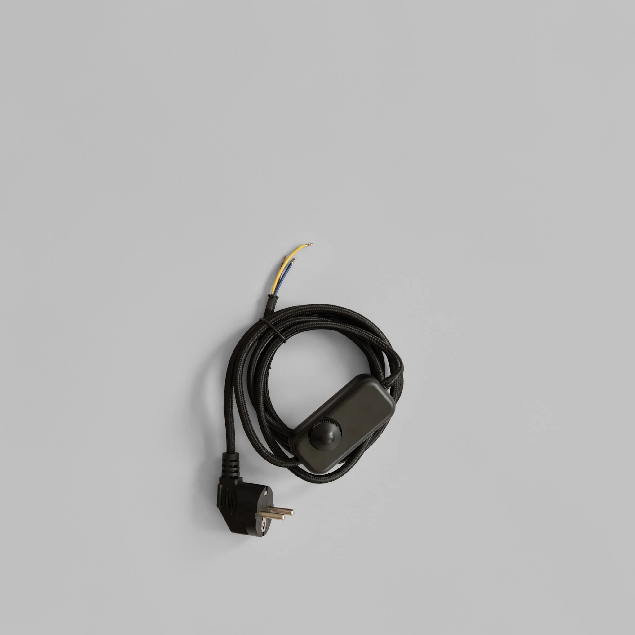 Cable Kit - Black Cord with Dimmer (2m) - Image 2