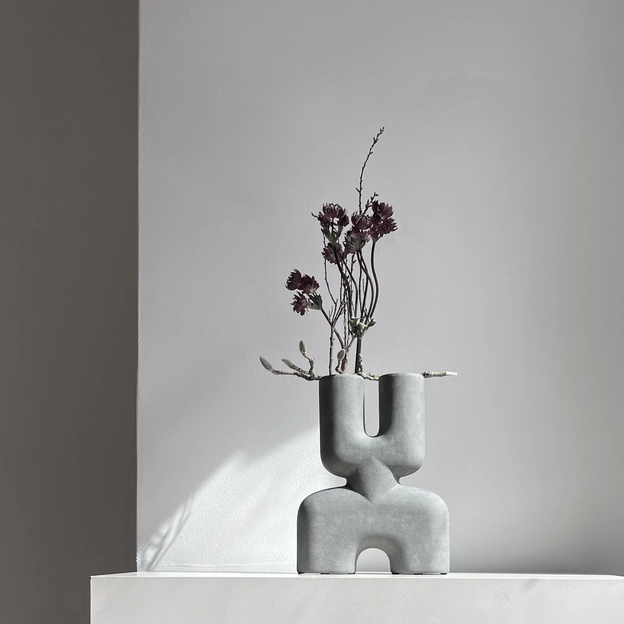 Cobra Vase Double, Hexa - Black - Image 4