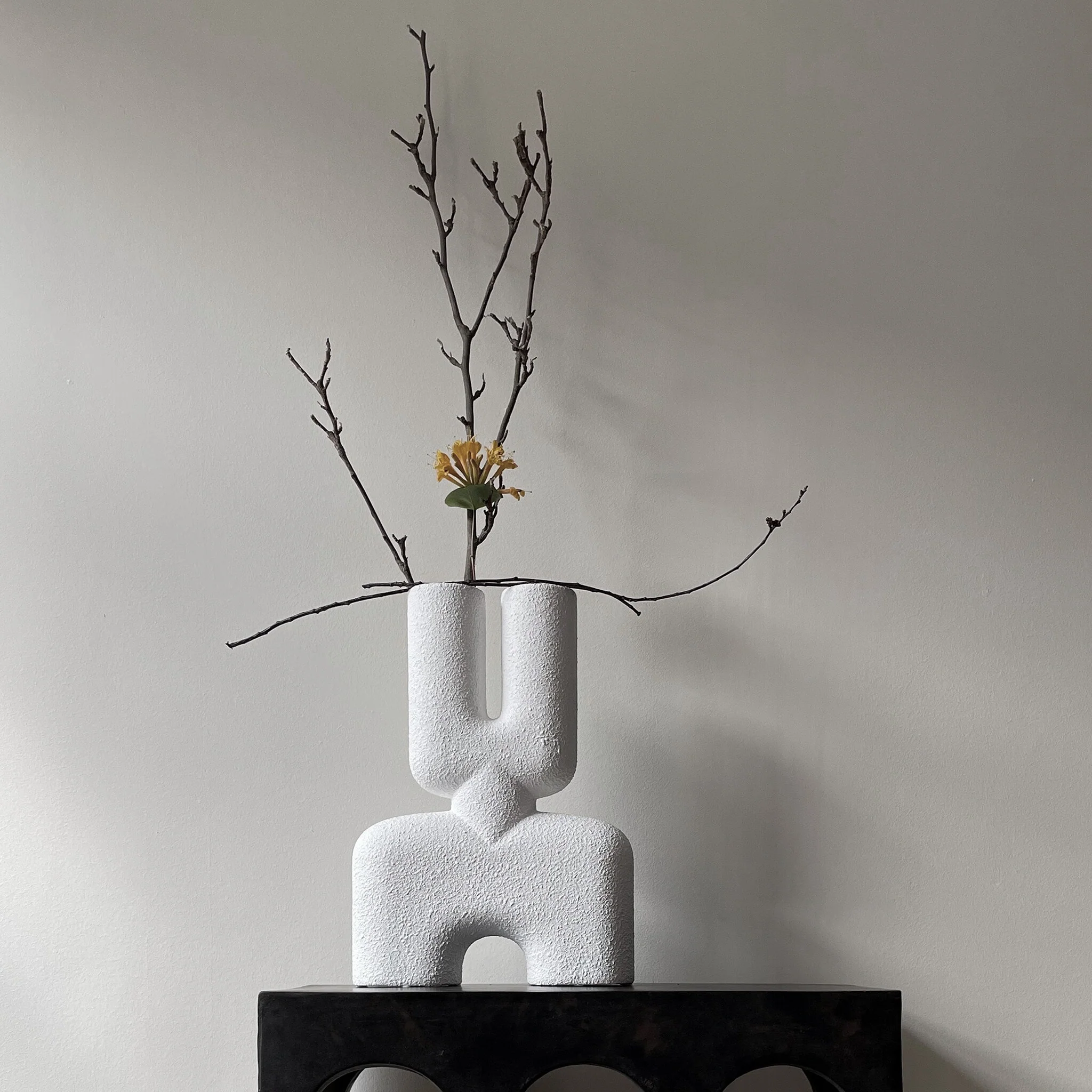 Cobra Vase Double, Medio - Bubble White - Image 4