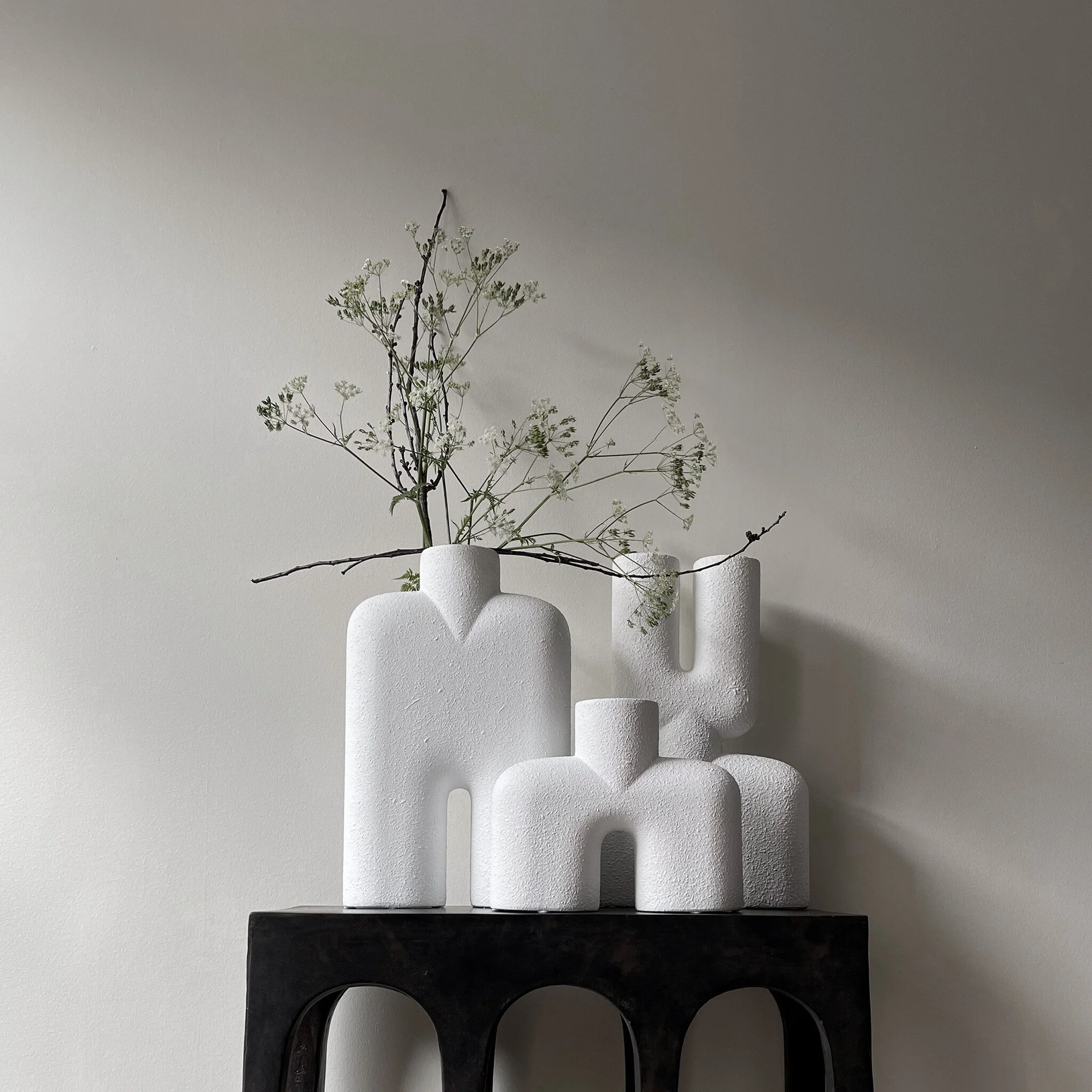 Cobra Vase Uno, Medio - Bubble White - Image 3