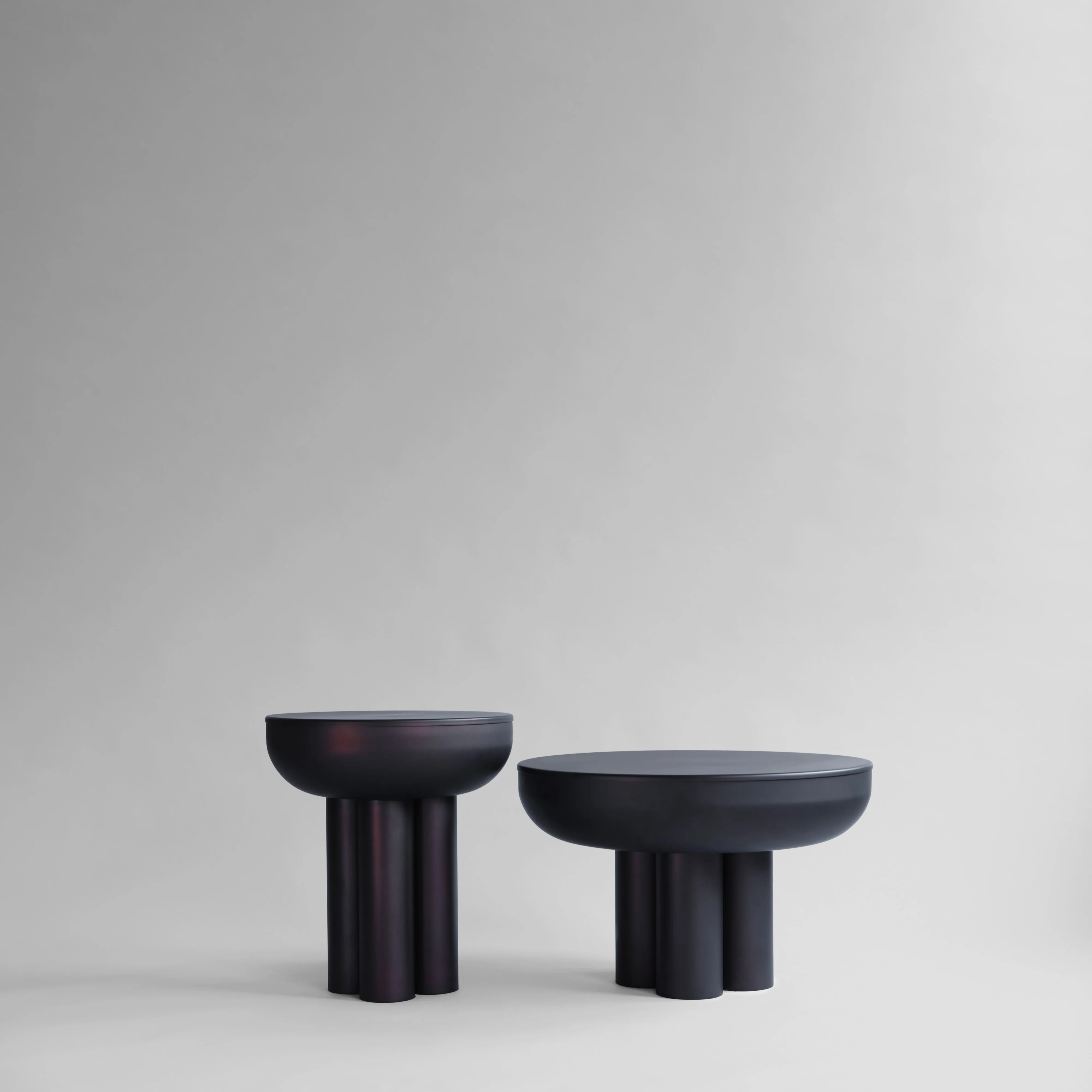 Crown Table, Tall - Burned Black - Image 4