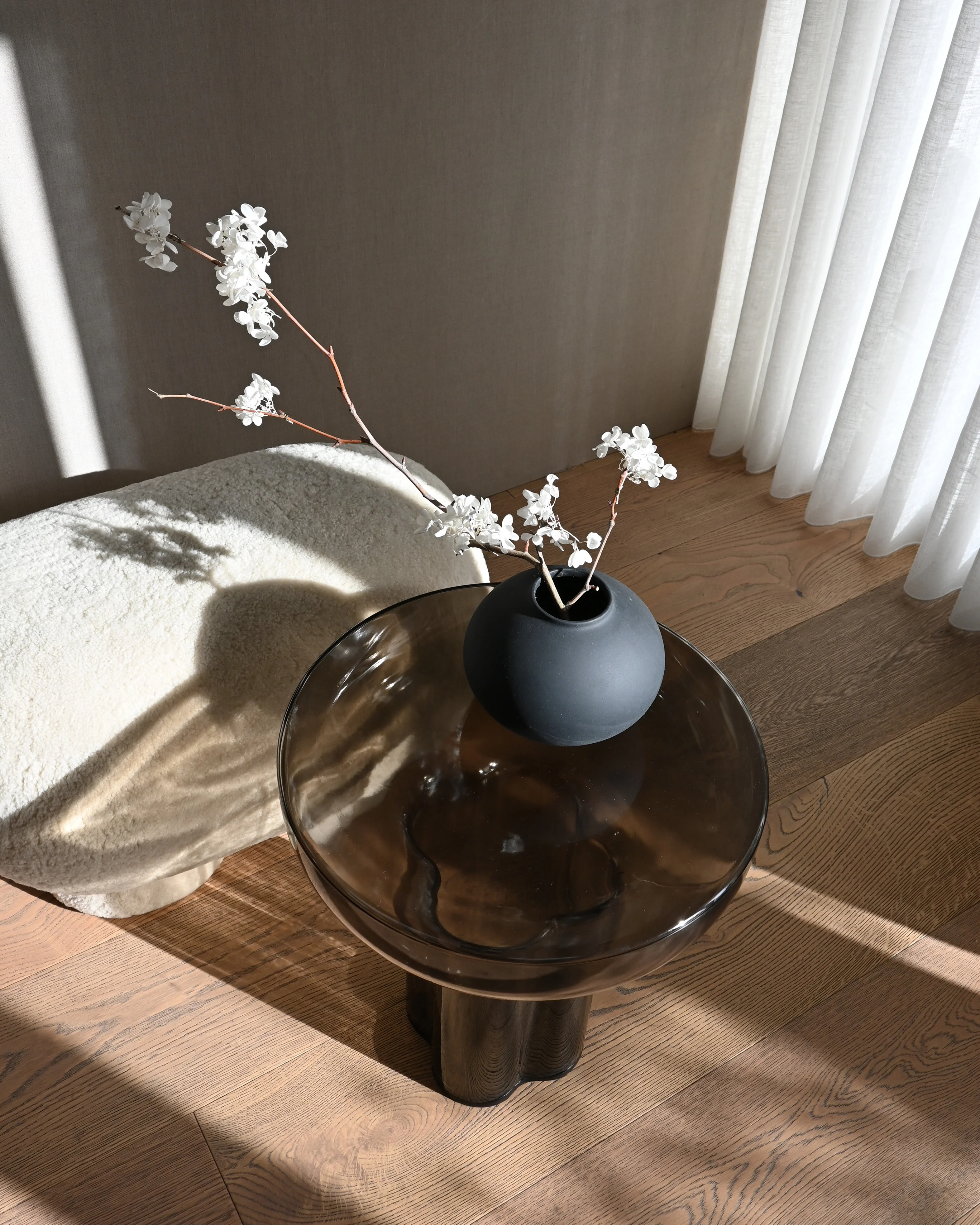 Crown Table, Tall - Smoked Forest - Image 4