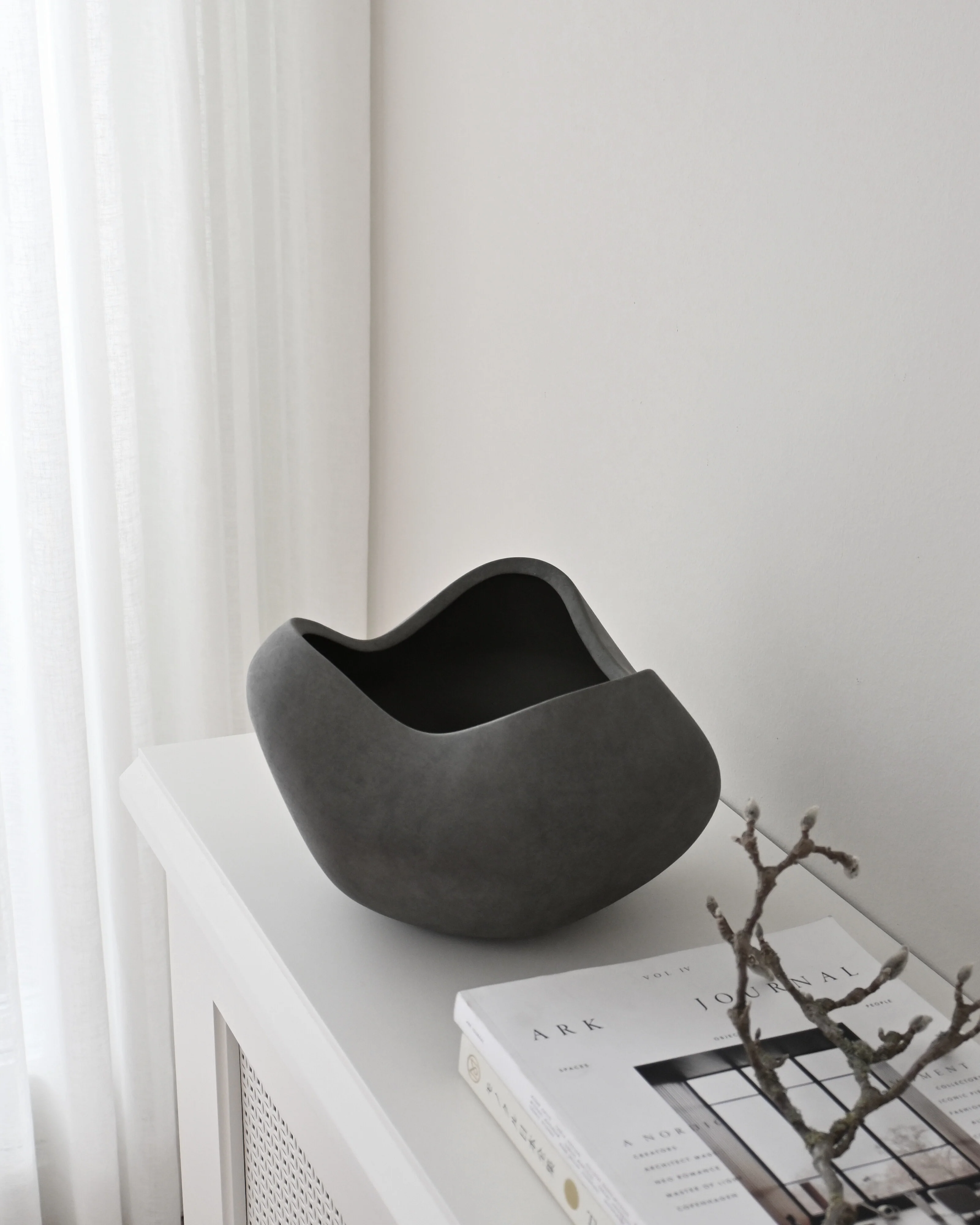 Curve Bowl, Big - Dark Grey - Image 4