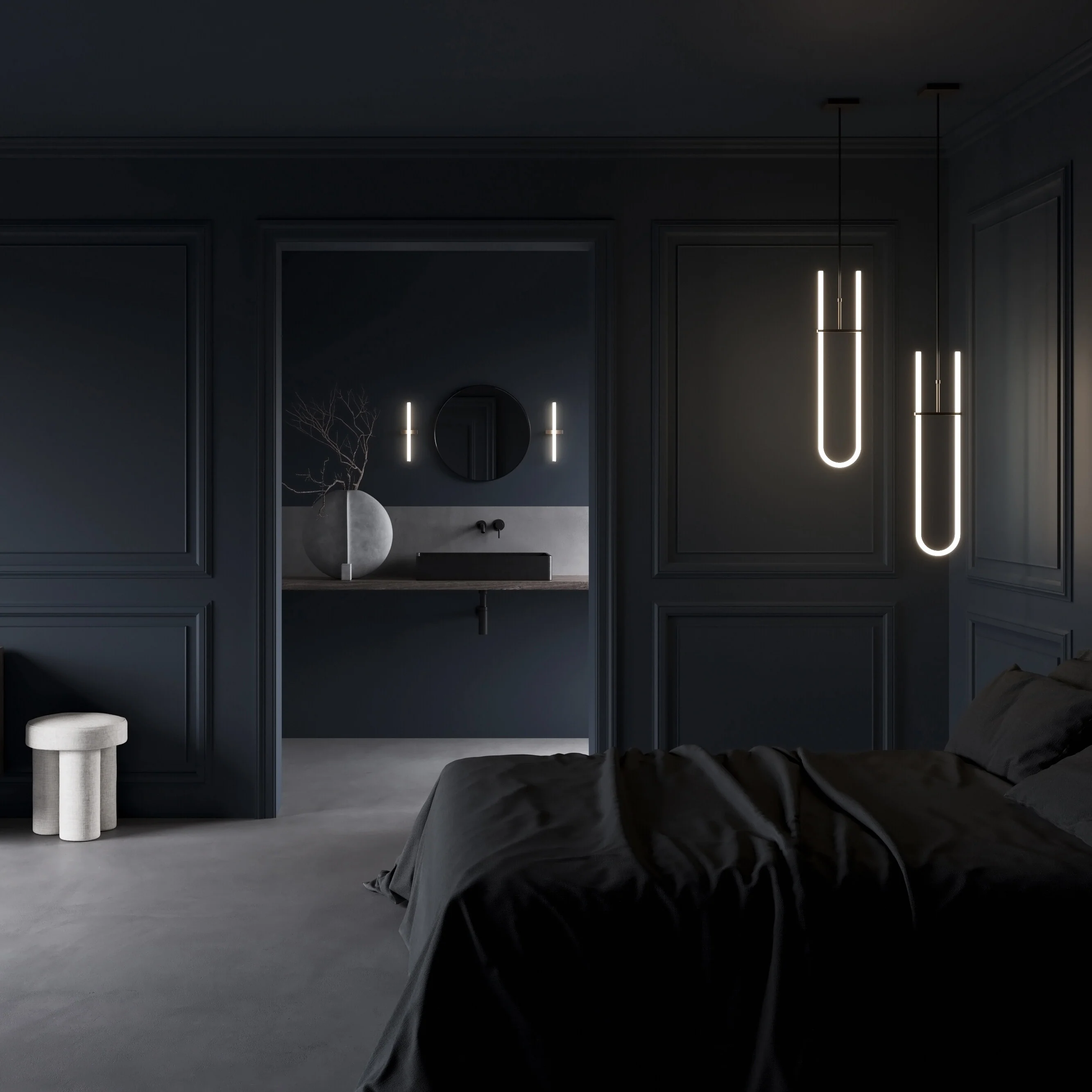 Curve Pendant Lamp - Bronze (5m) - Image 3