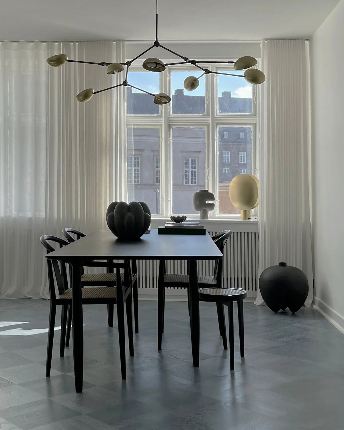 Drop Chandelier - Brass (5m) - Image 4