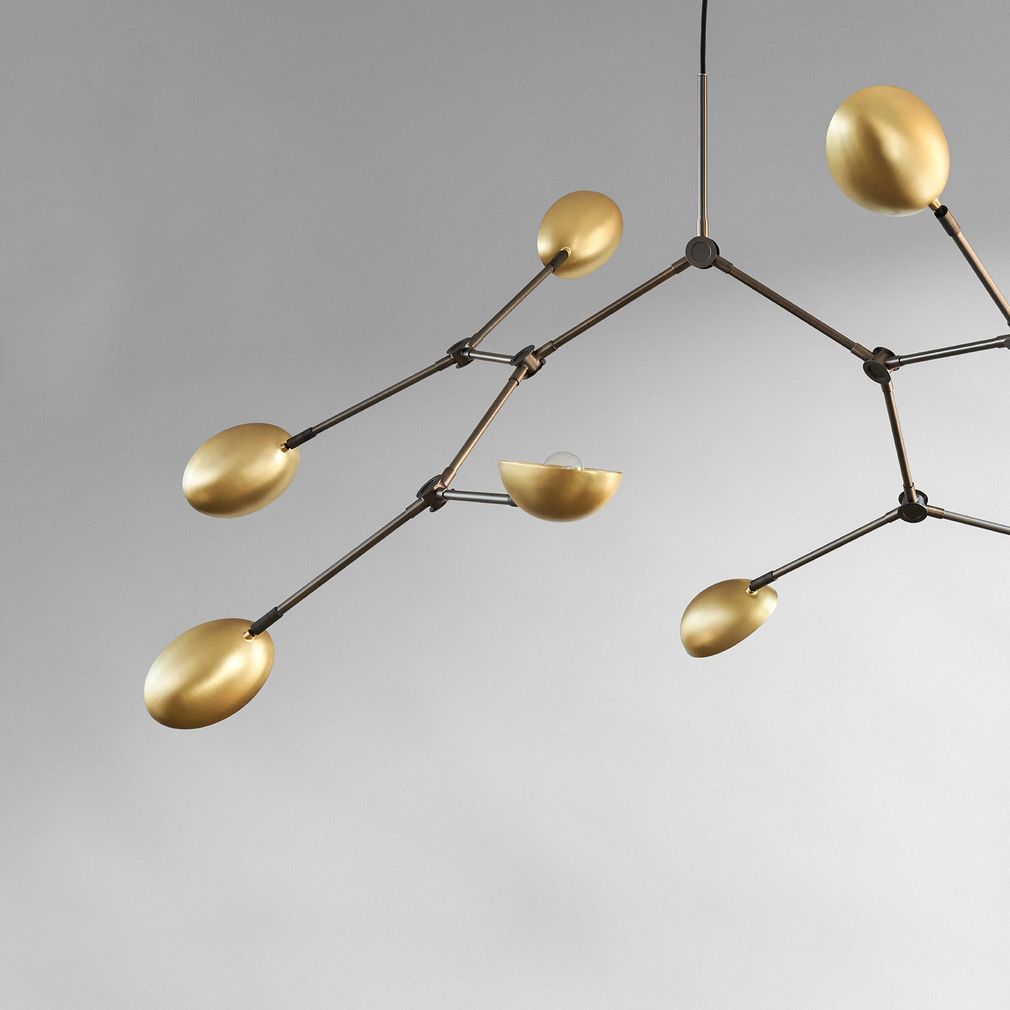 Drop Chandelier - Brass (5m) - Image 5
