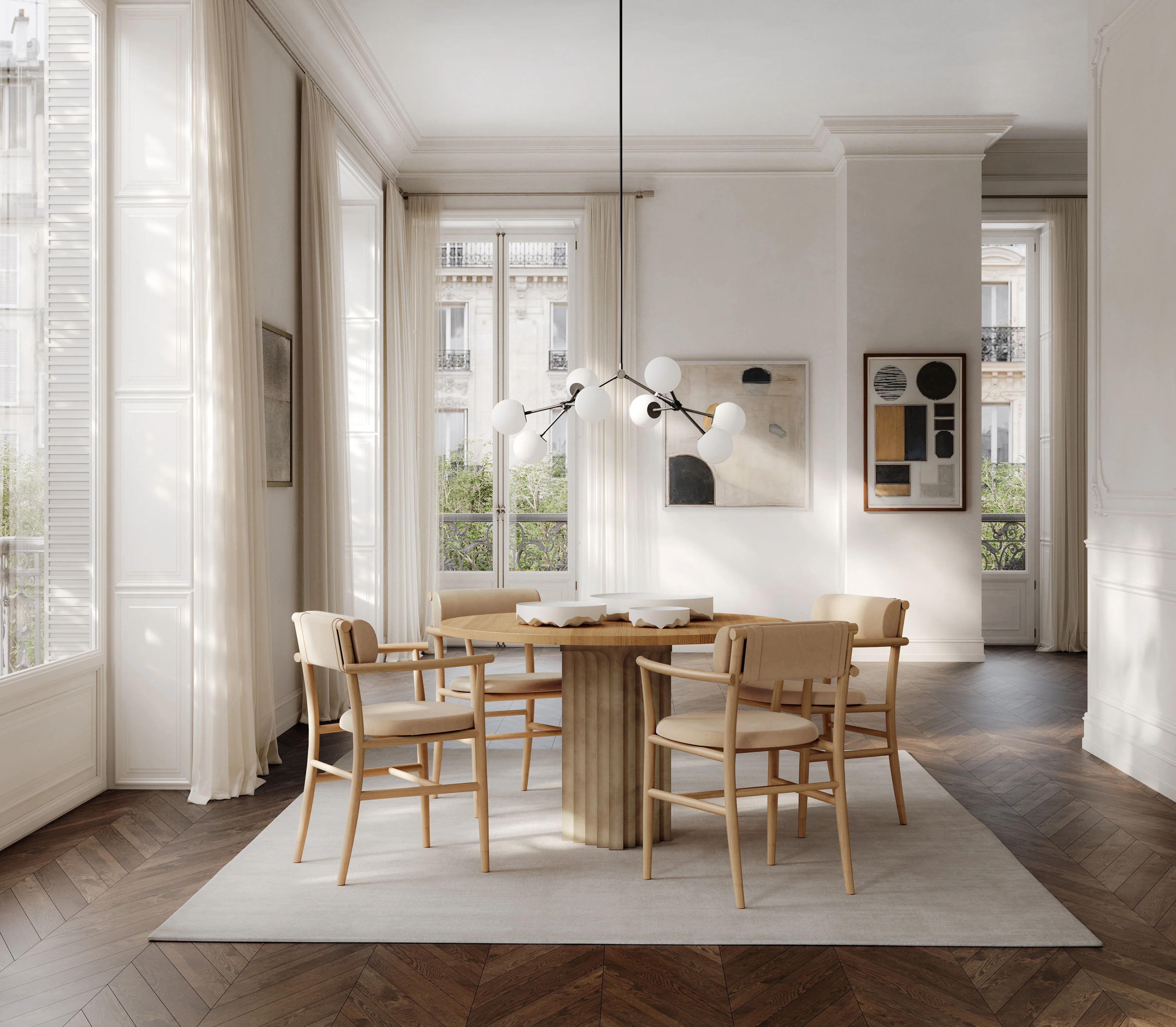 Drop Chandelier Bulp, Mini - Grey (5m) - Image 4
