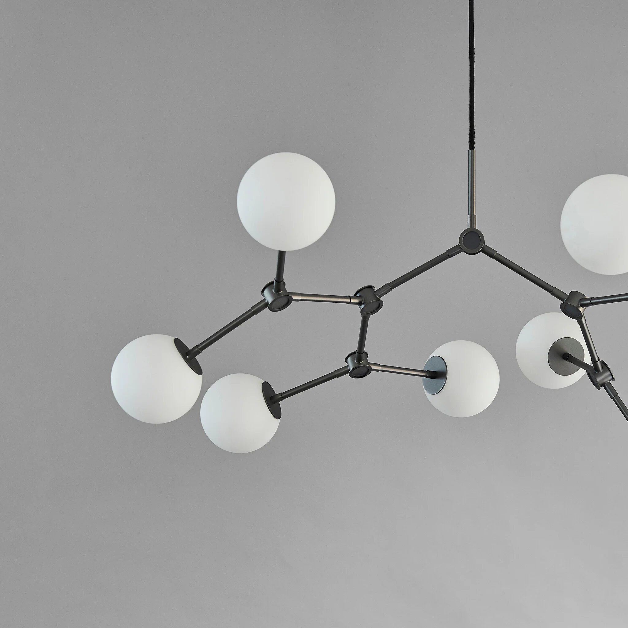 Drop Chandelier Bulp, Mini - Grey (5m) - Image 5