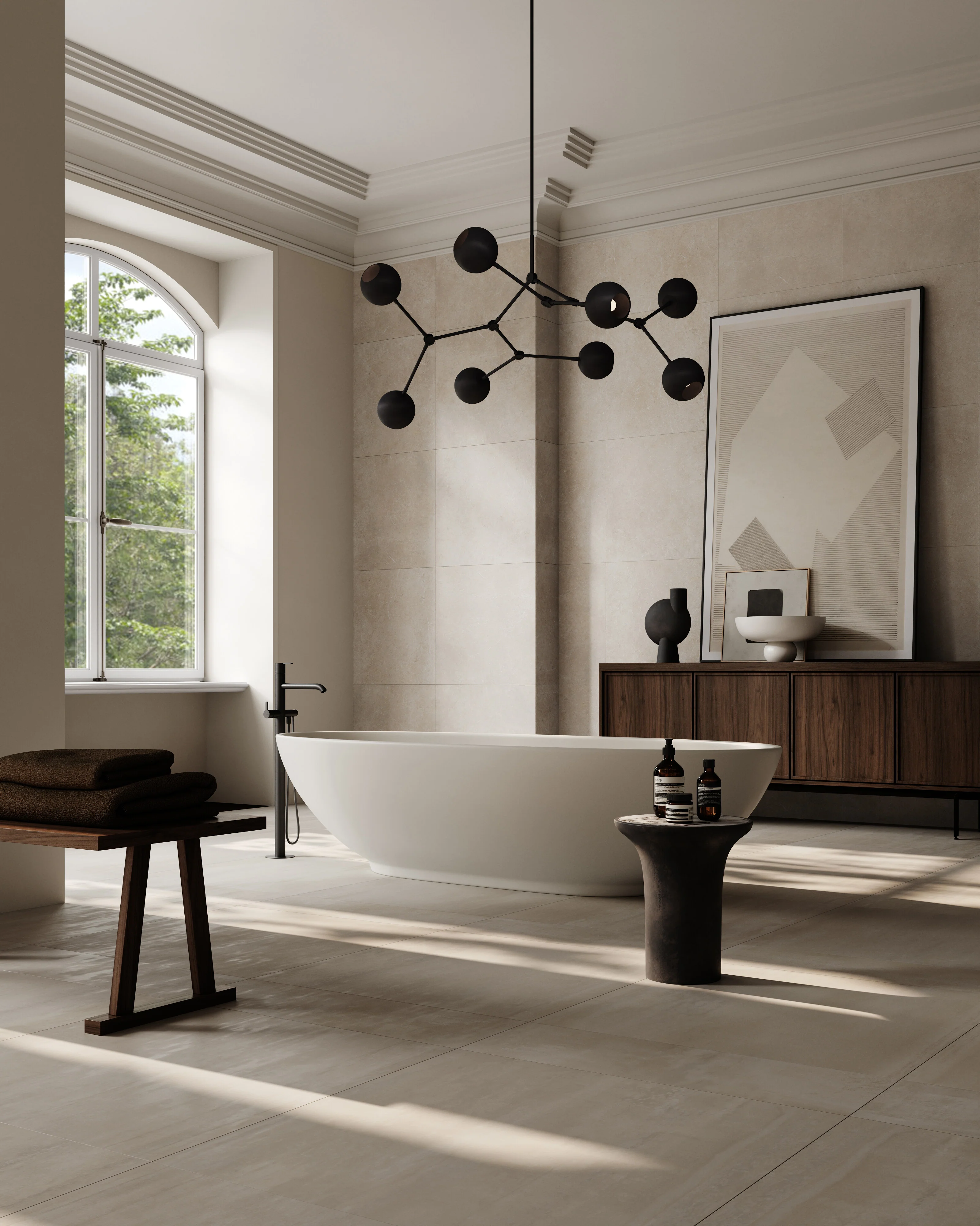 Drop Chandelier Globe - Burned Black (5m) - Image 2
