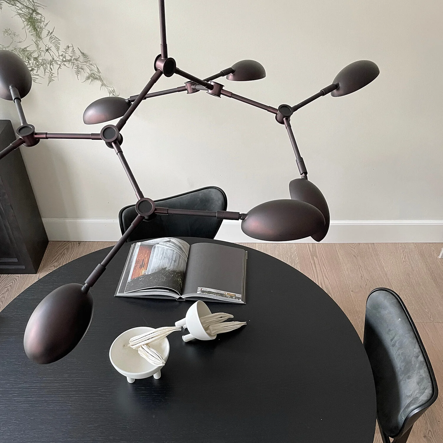 Drop Chandelier, Mini - Burned Black (5m) - Image 4