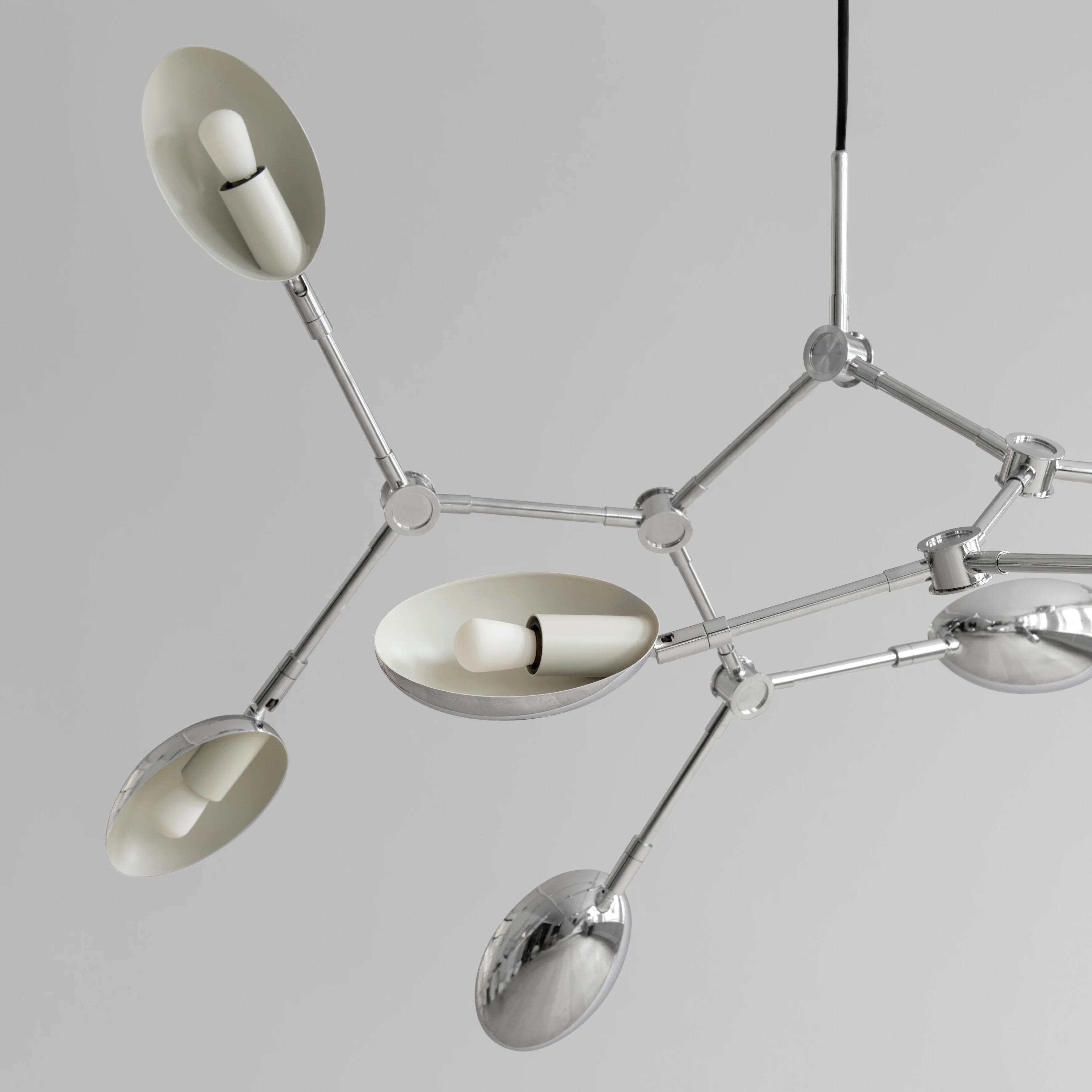 Drop Chandelier, Mini - Chrome - Image 3