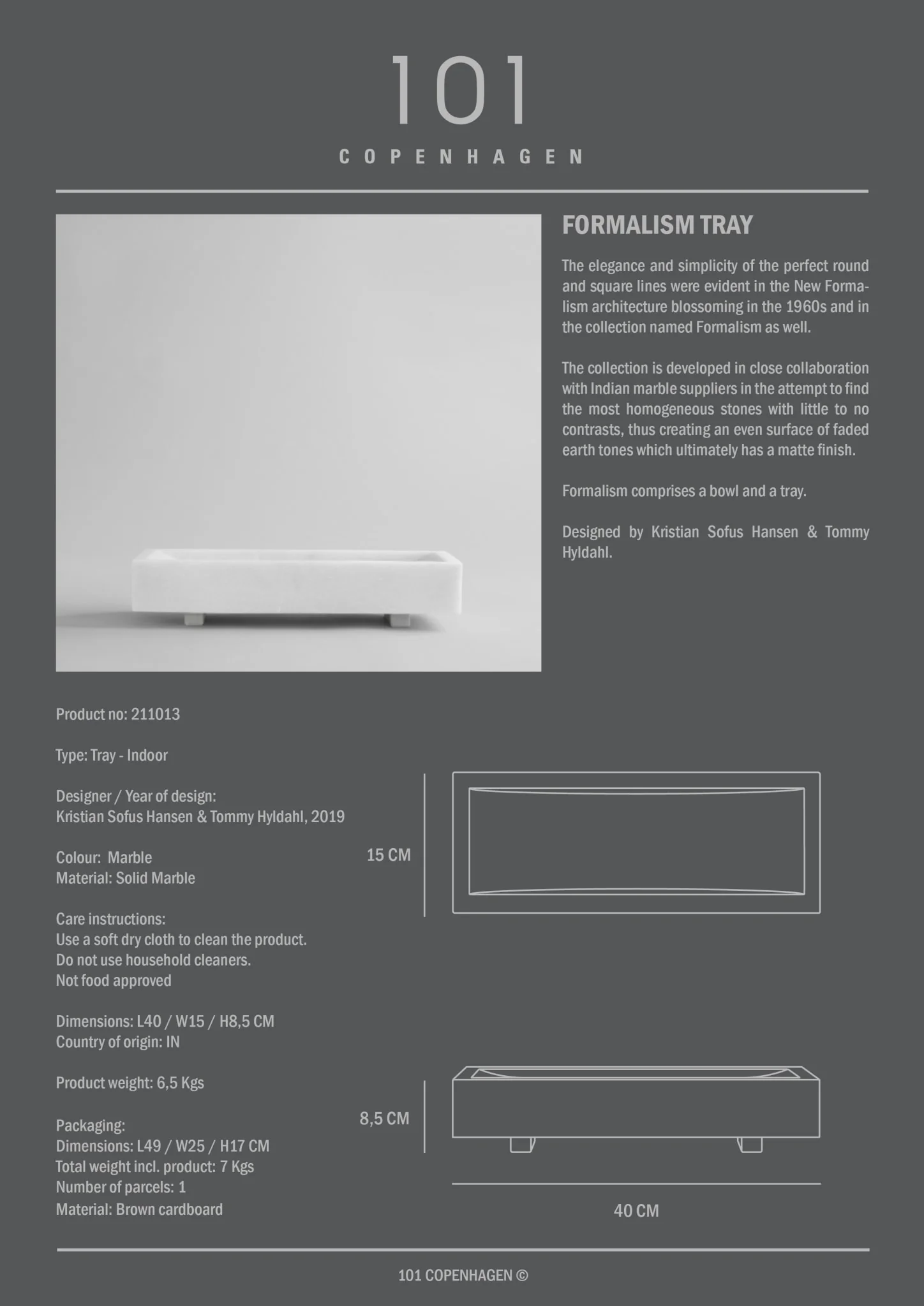 Formalism Tray - Marble - Image 12