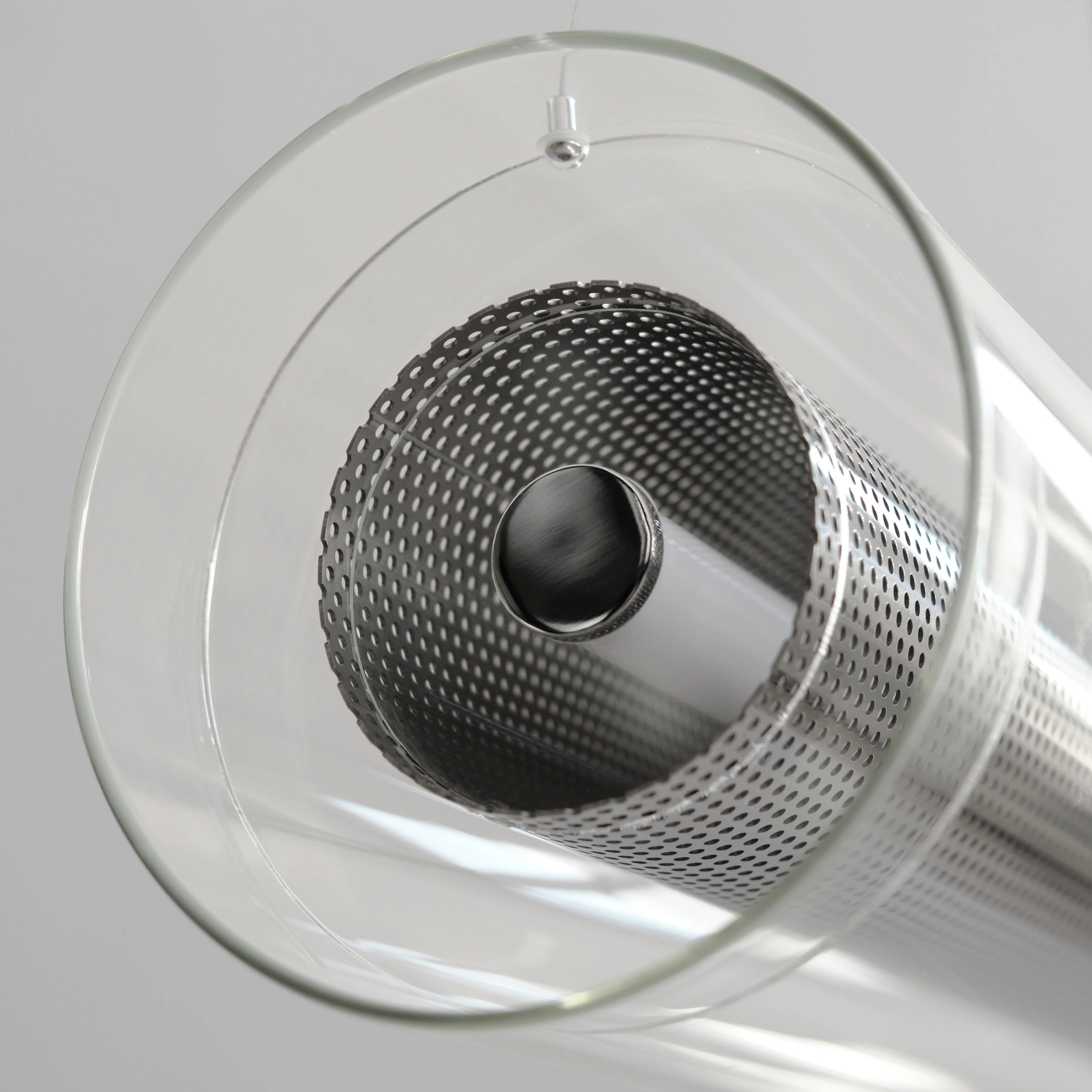 Frame Pendant Lamp, Fat - Chrome - Image 4
