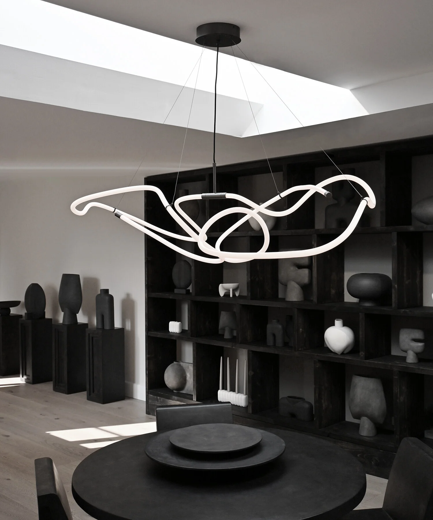Ghost Chandelier, Big - Neon - Image 3