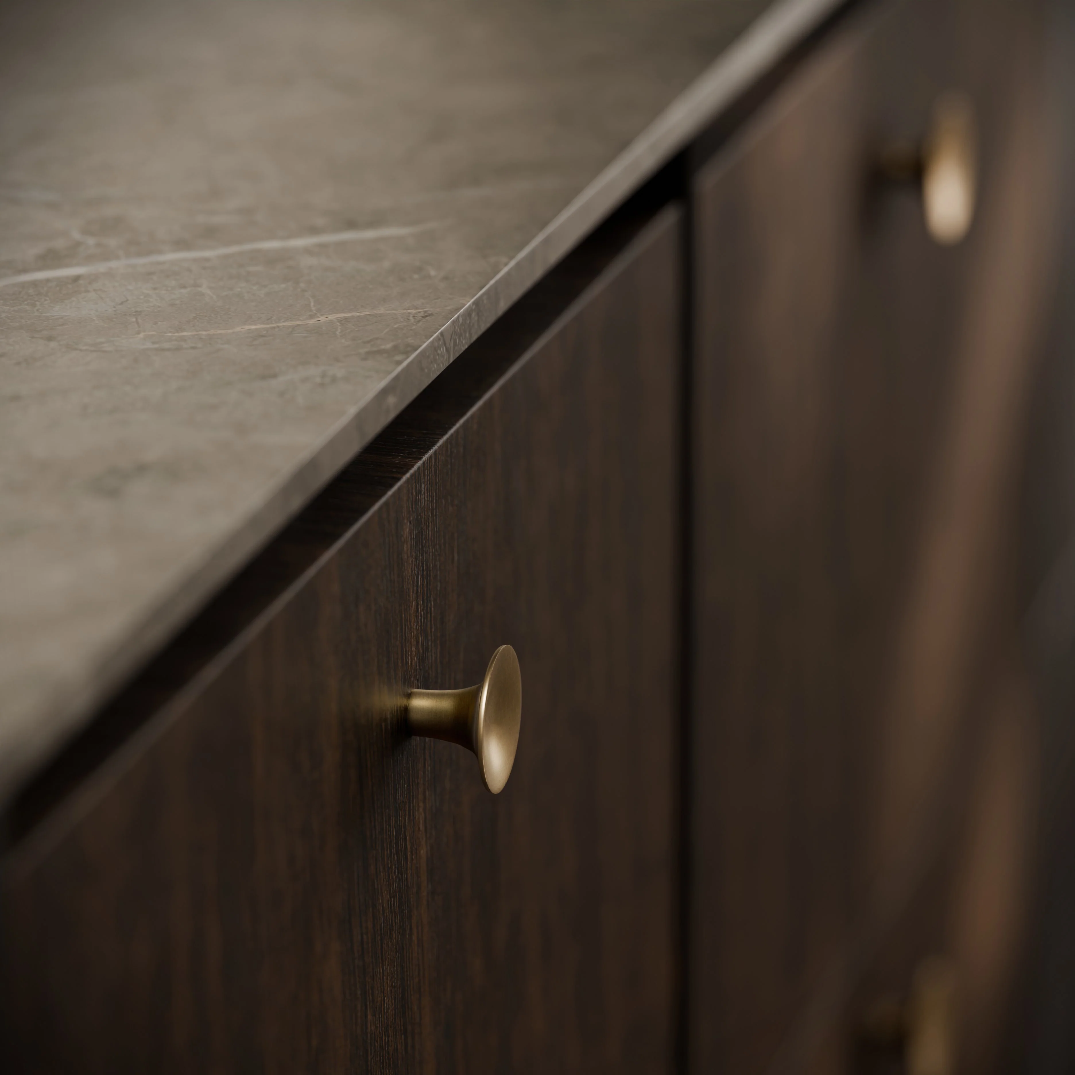 HiHat Knobs, Medio - Brass - Image 2