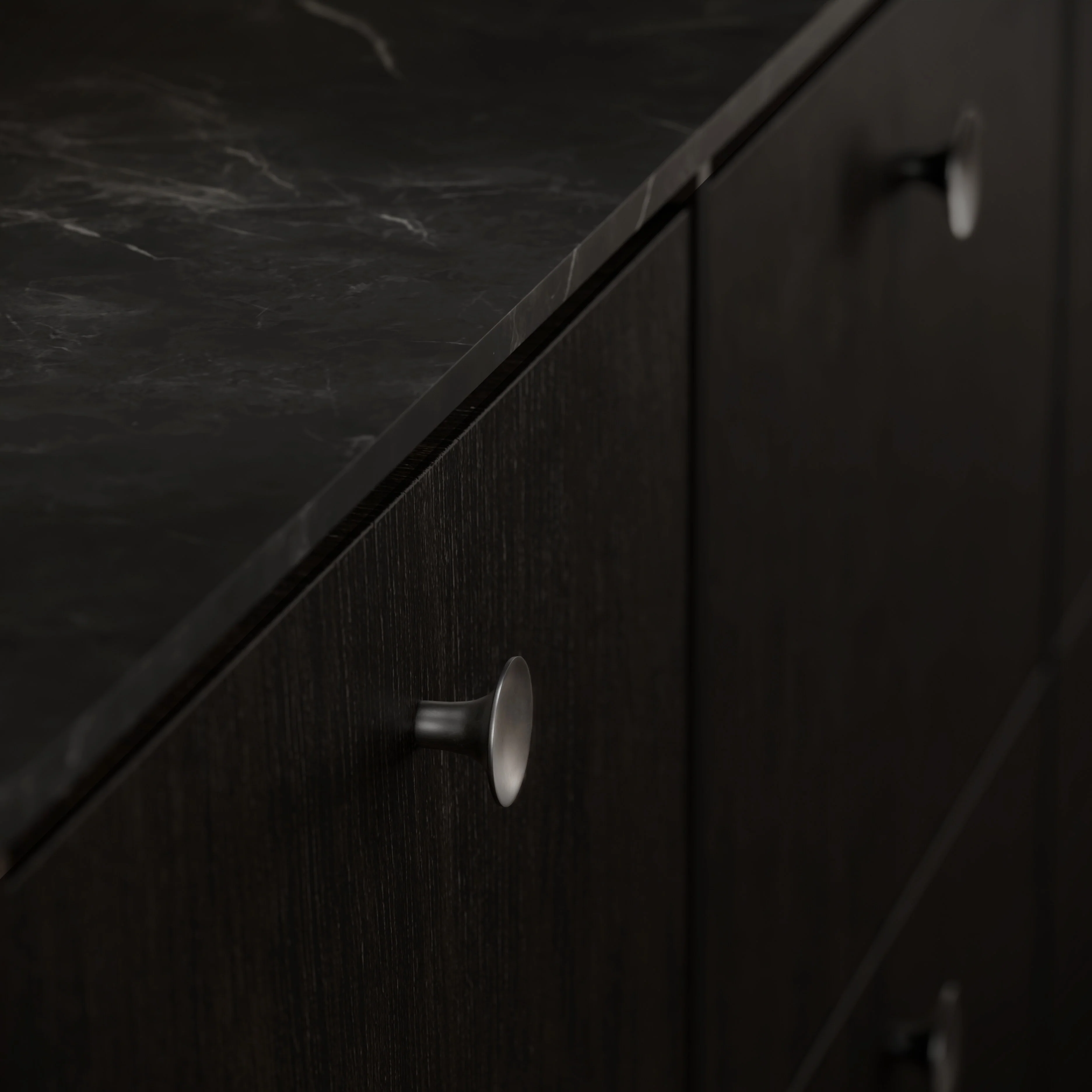 HiHat Knobs, Medio - Brushed Steel - Image 2