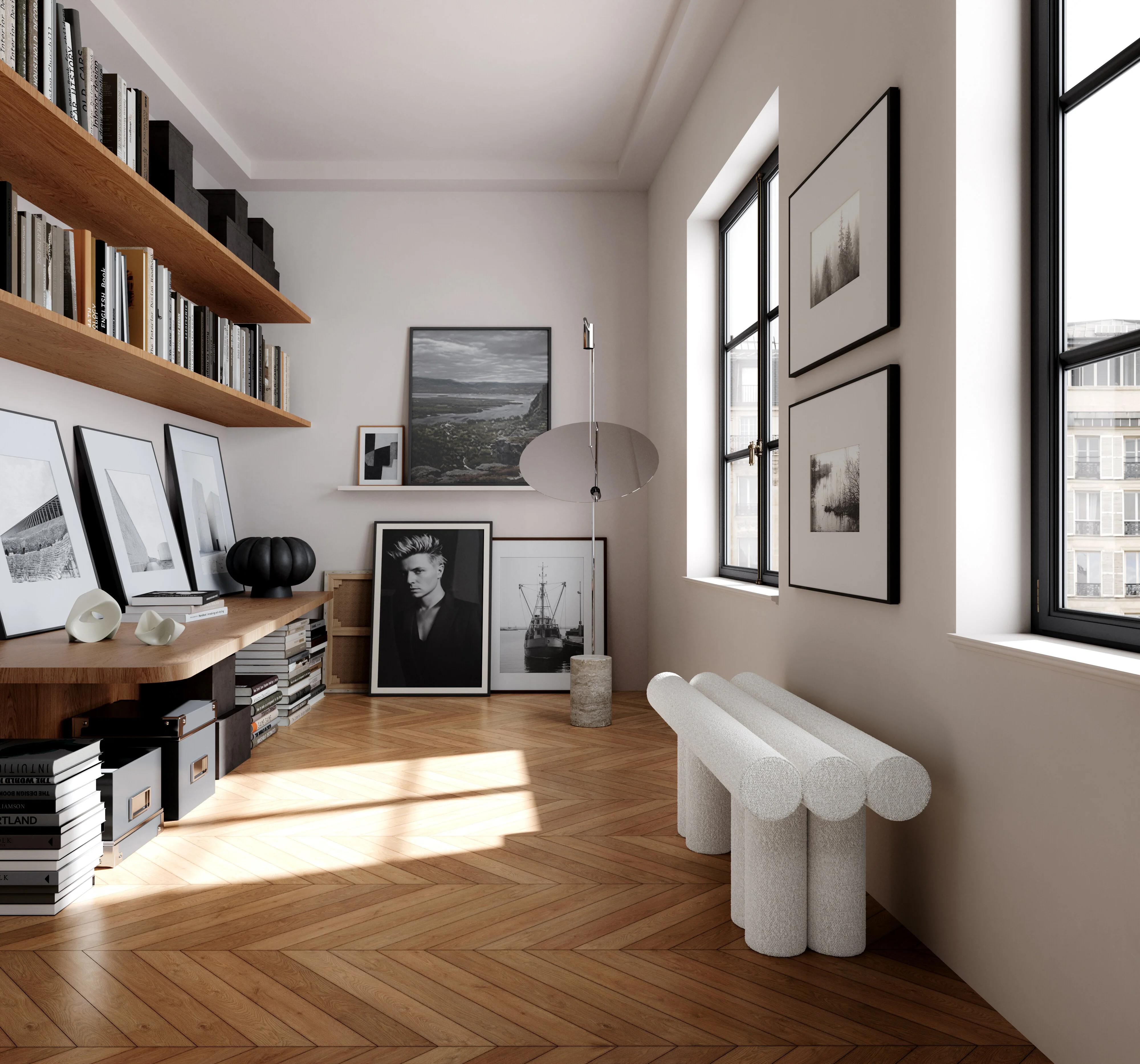 Hiro Bench – Off White - Image 3