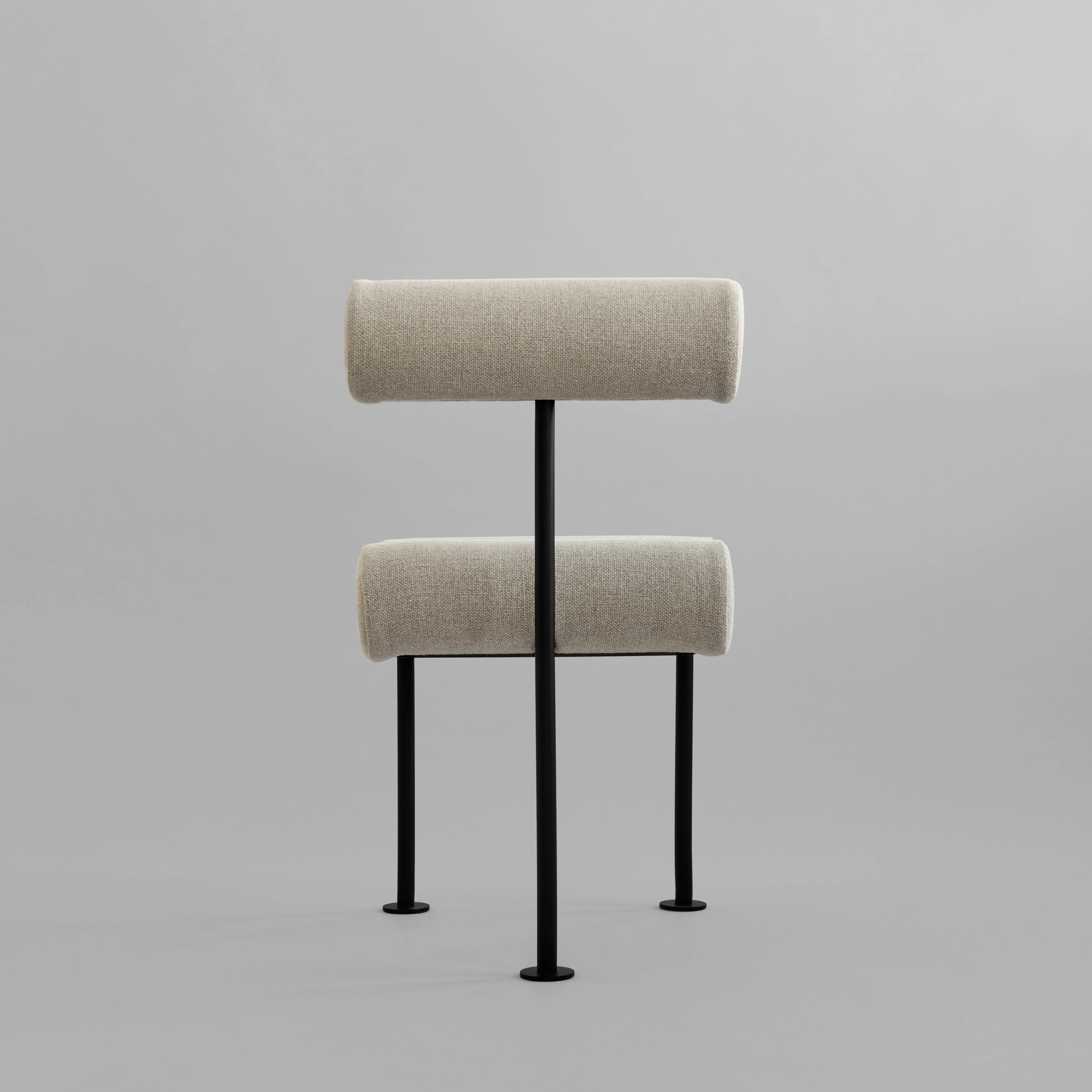 Hiro Dining Chair, Black Frame - Sand (8047-2) - Image 14