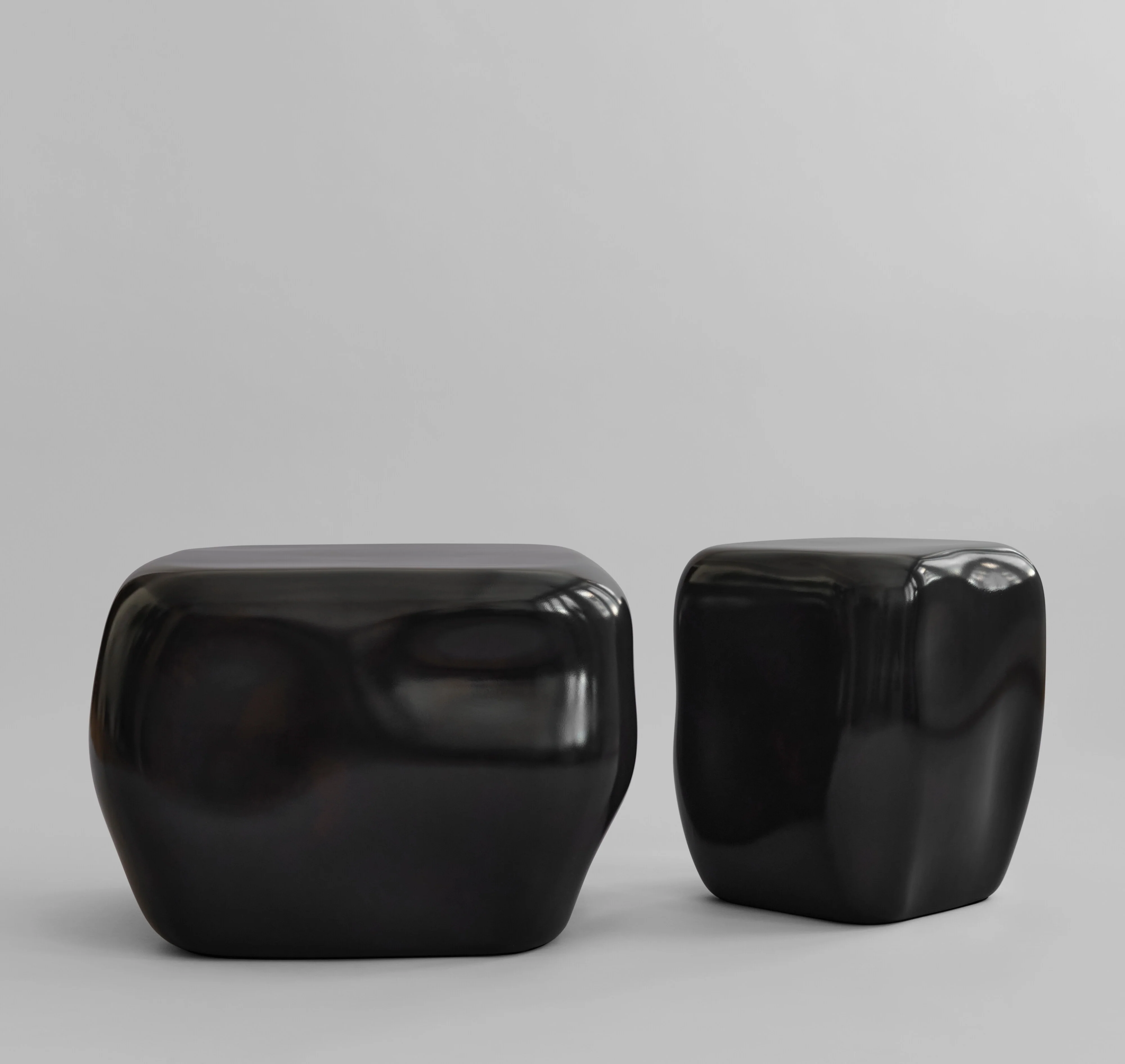 Ishi Coffee Table, Medio - High Glaze Coffee - Image 5