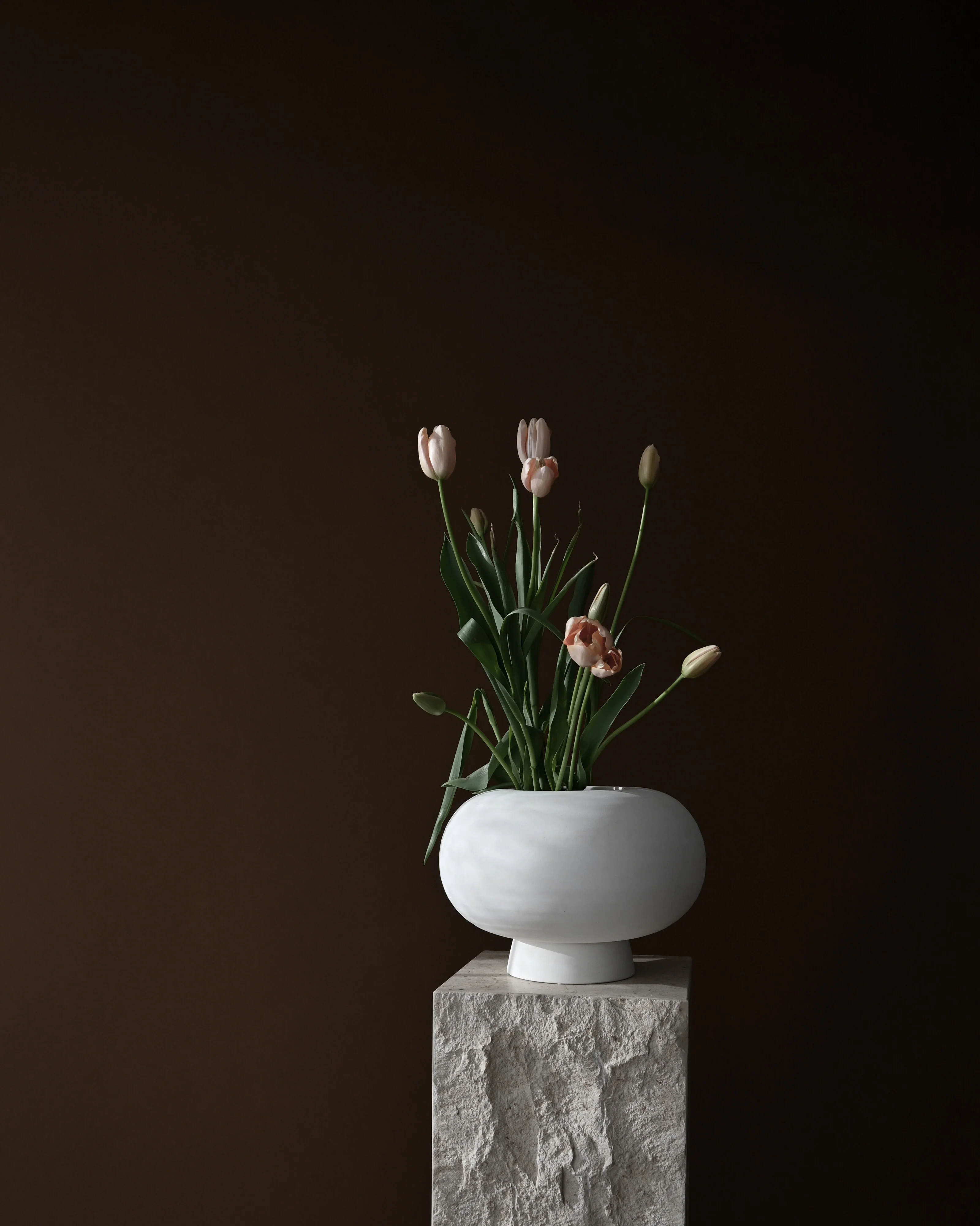 Kabin Vase, Fat - Bone White - Image 2