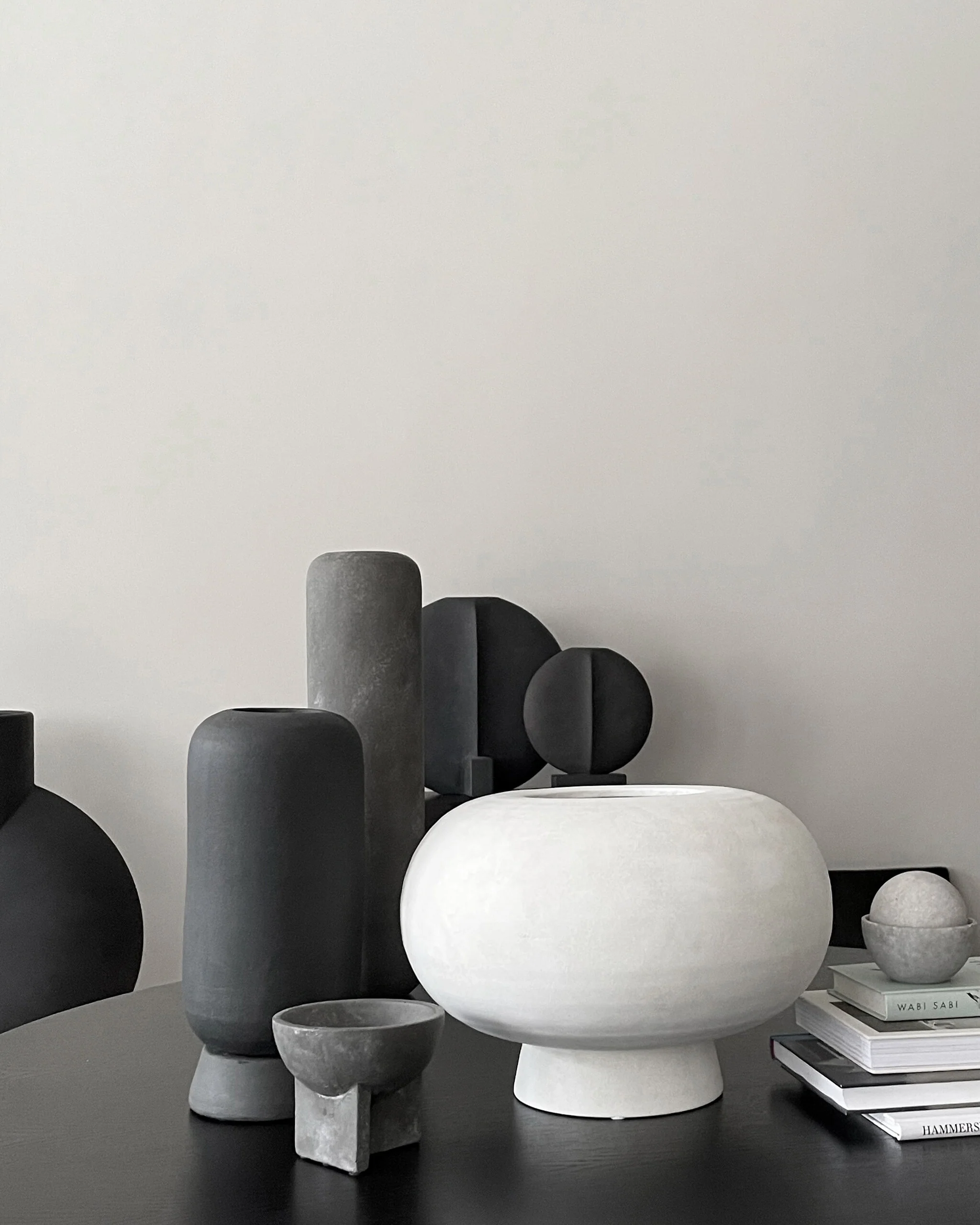 Kabin Vase, Fat - Bone White - Image 3
