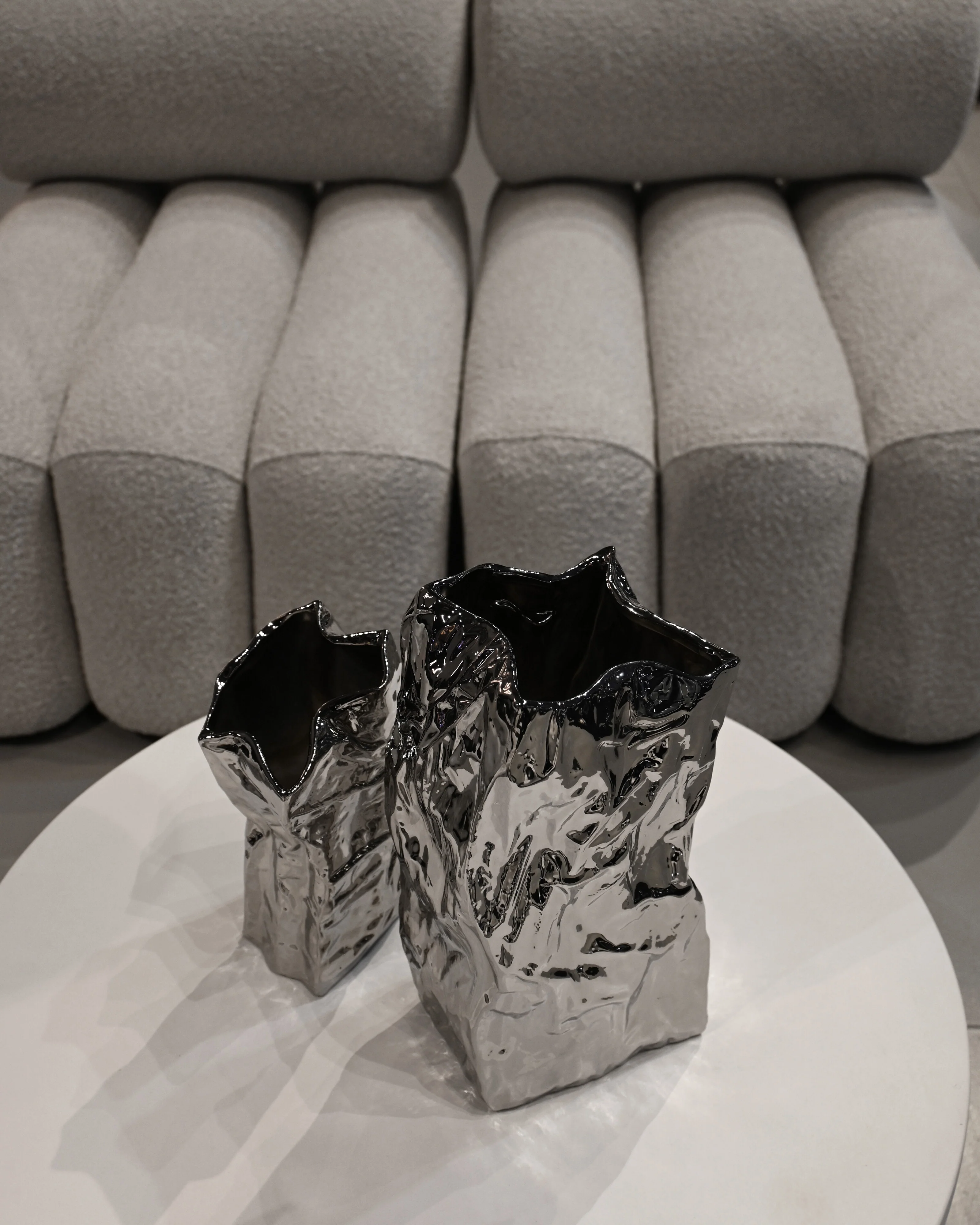 Kami Vase, Mini - Chrome - Image 6