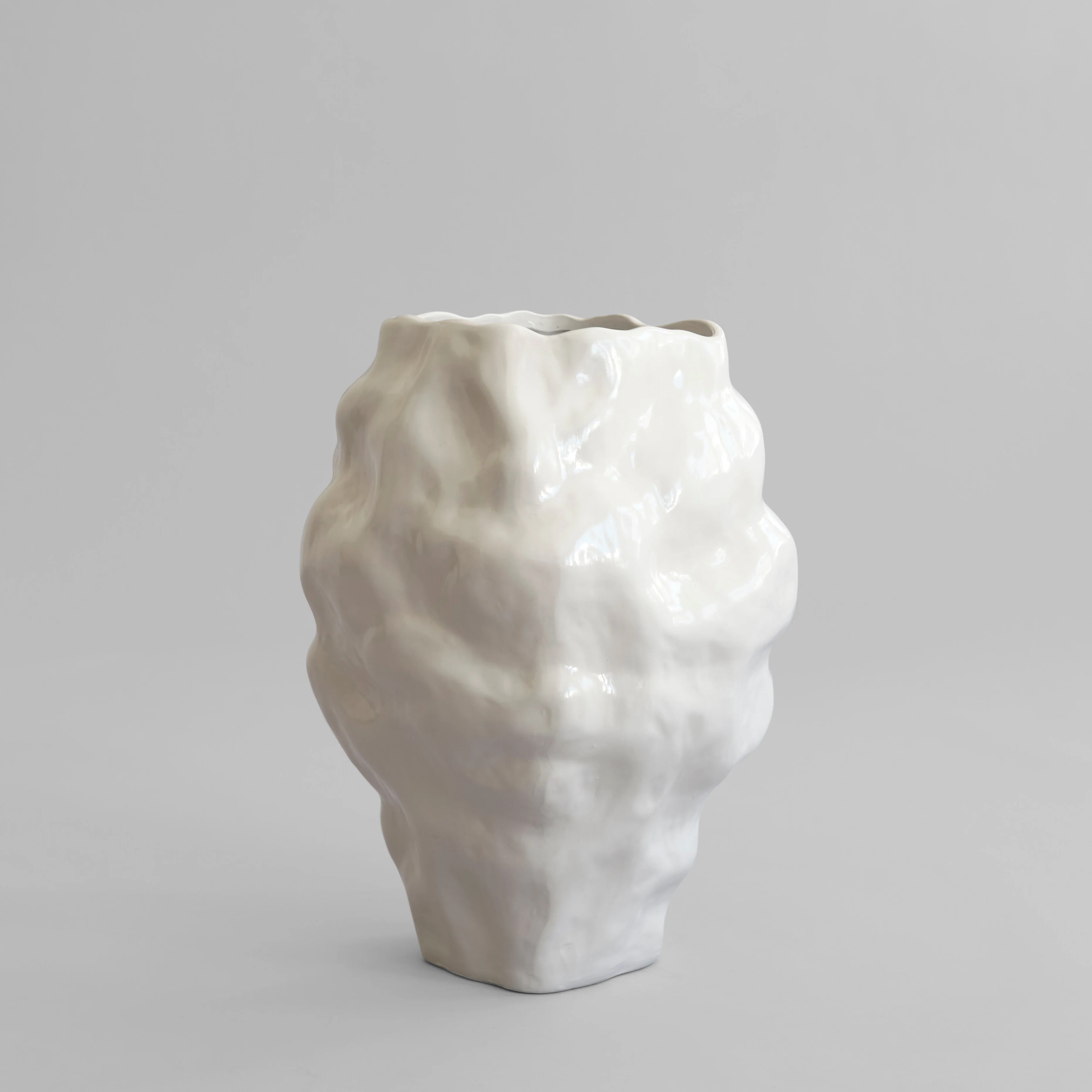 Katachi Vase, Big - High Glaze Birch - Image 13