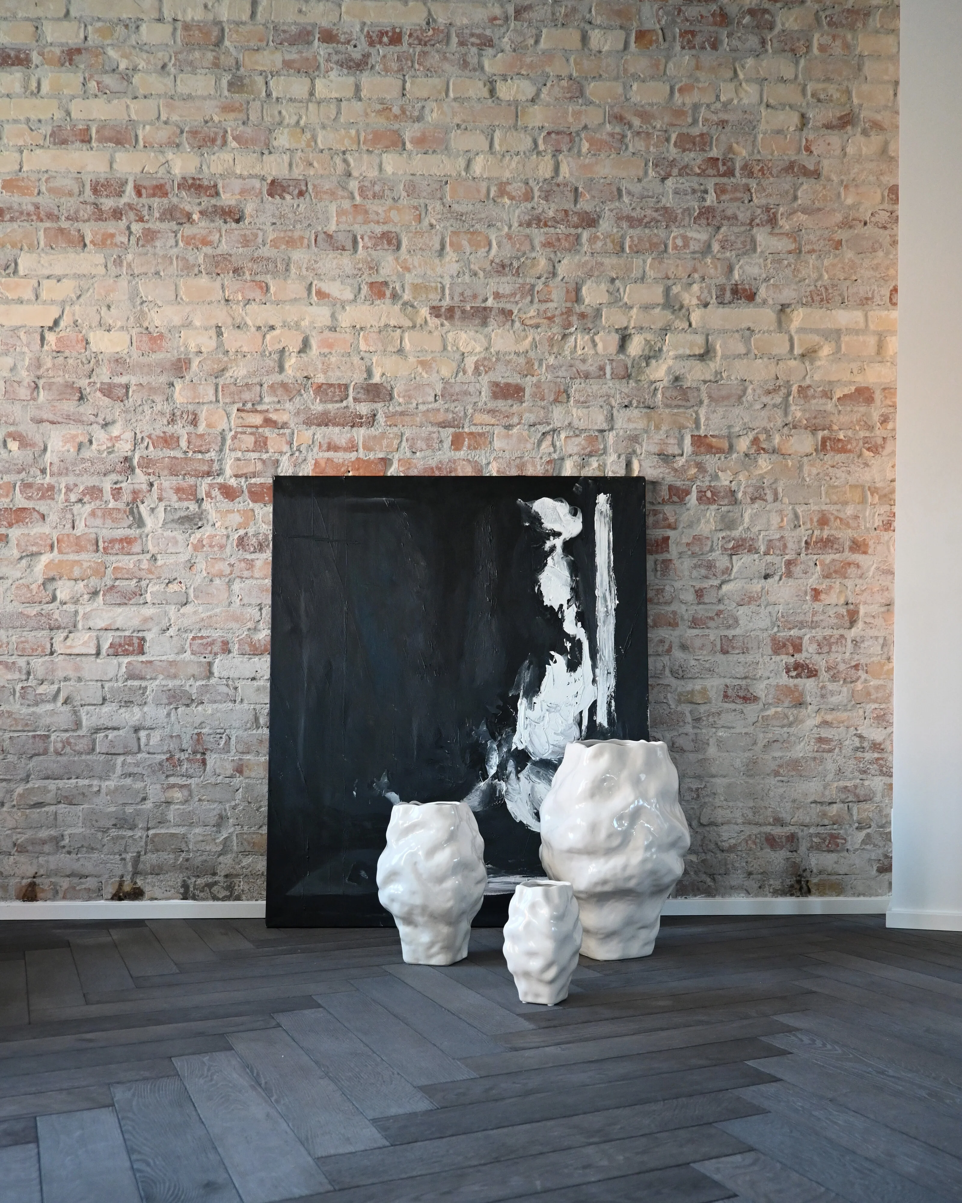 Katachi Vase, Big - High Glaze Birch - Image 7