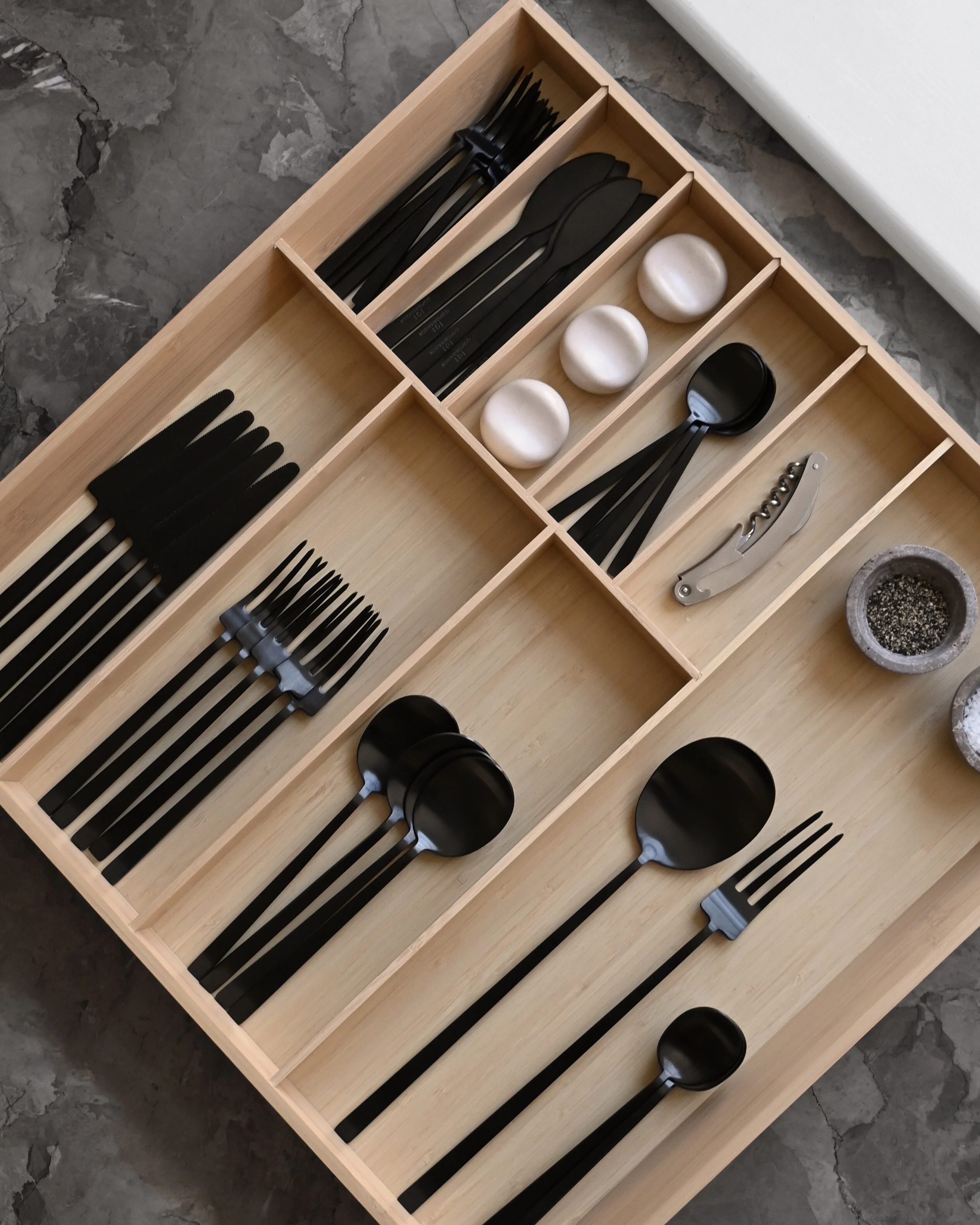 Kogei Cutlery - Black (24 pcs) - Image 5
