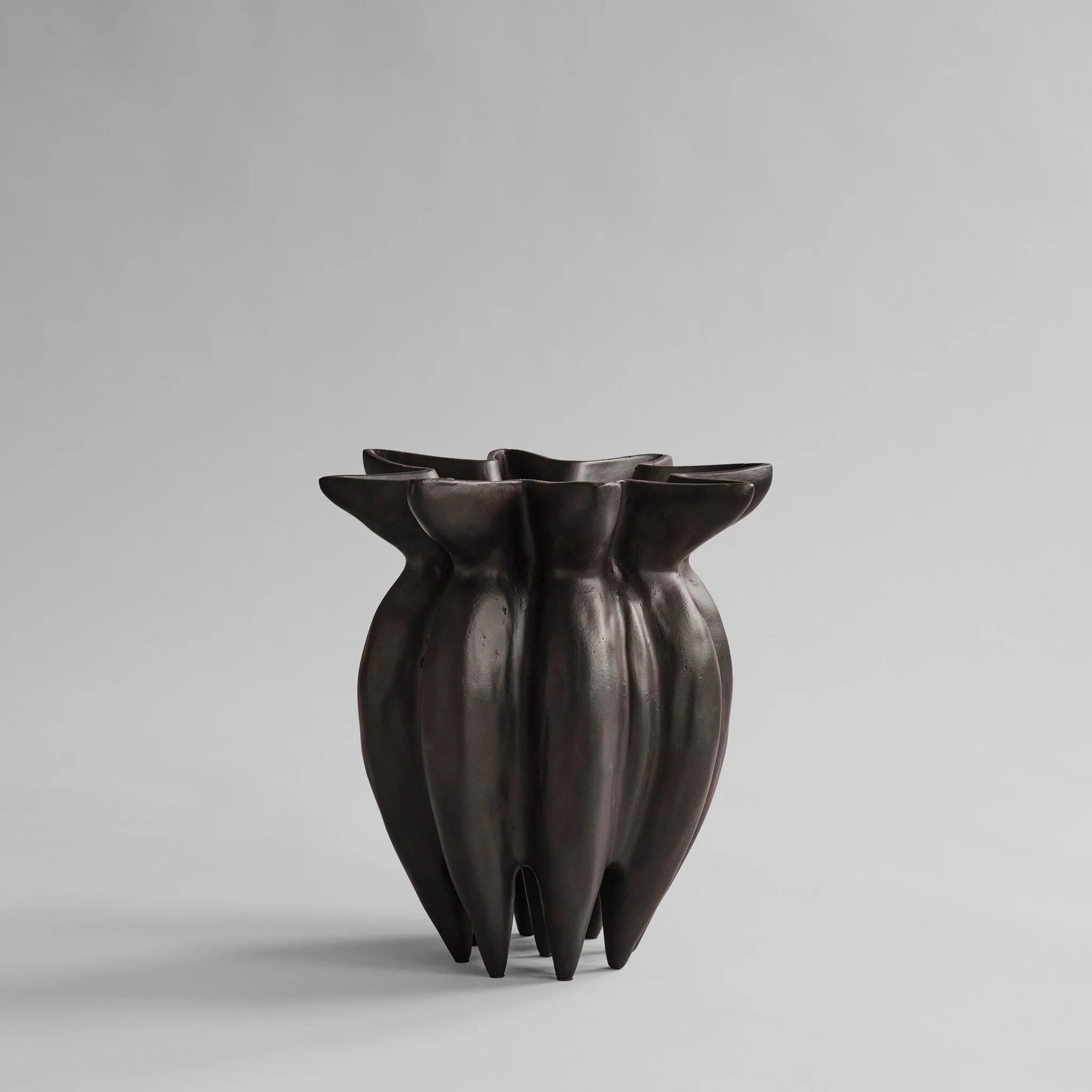 Lotus Vase, Mini - Coffee - Image 12