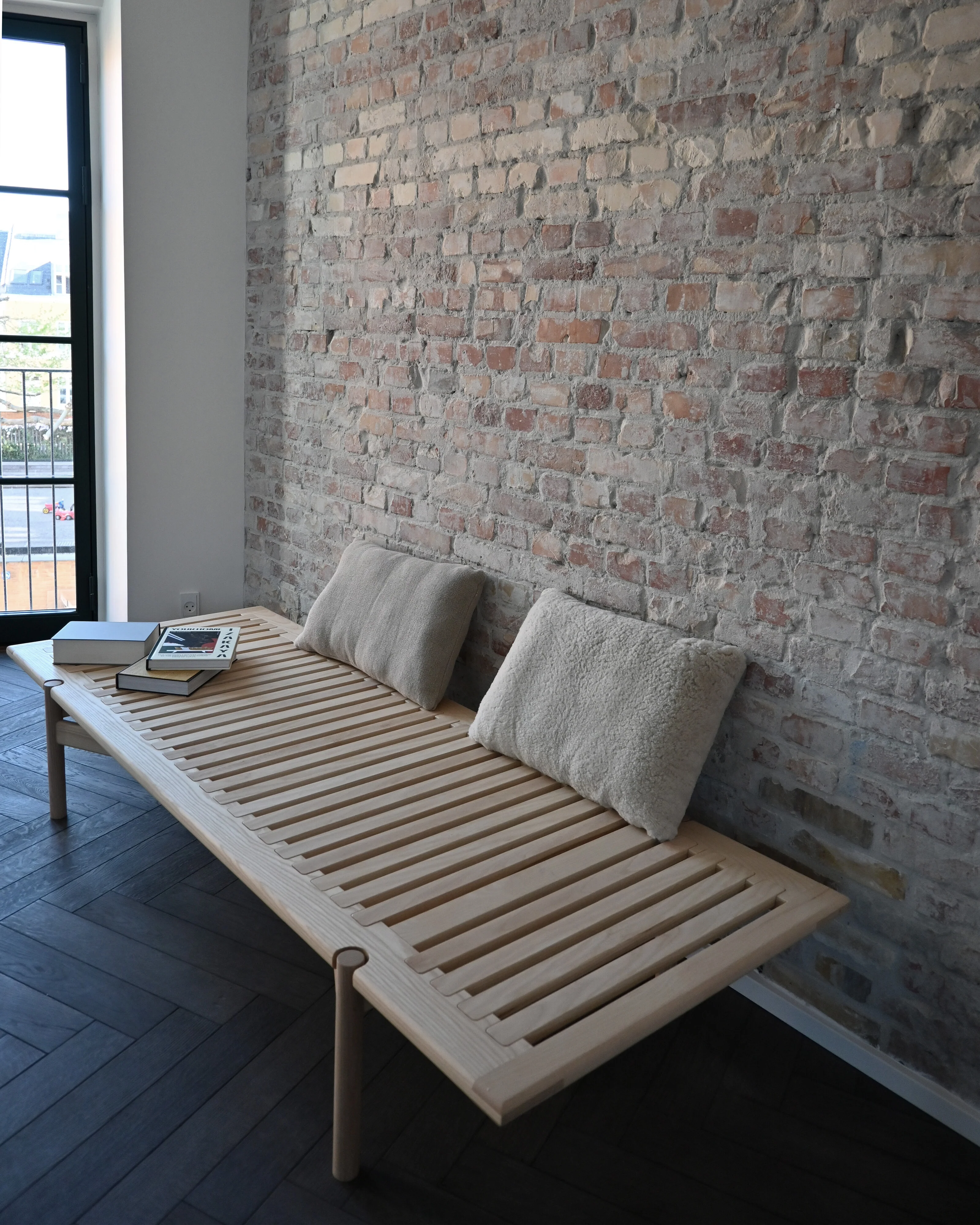 Makura Pillow 11 - Sandshell (Sheepskin) - Image 2