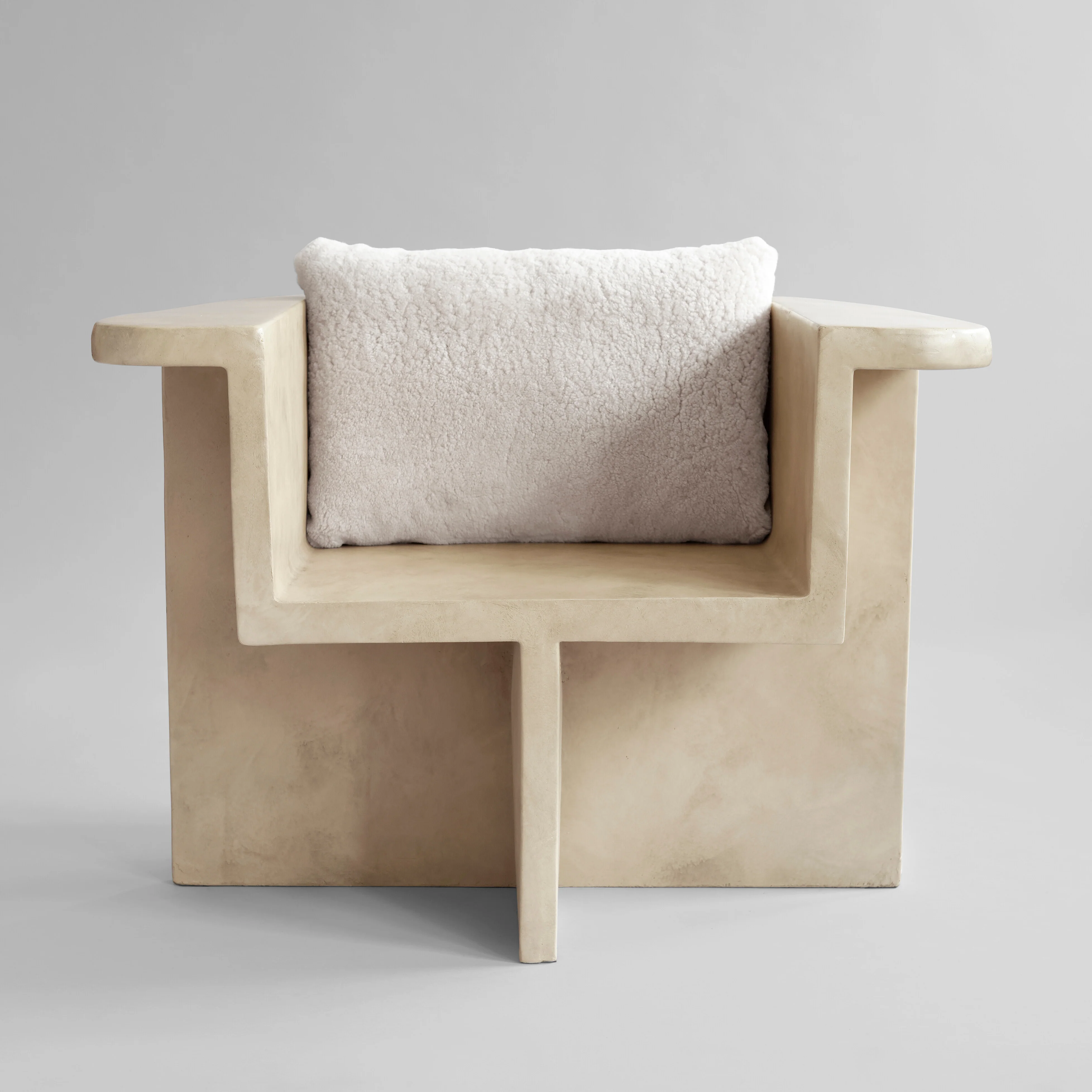 Makura Pillow 11 - Sandshell (Sheepskin) - Image 7