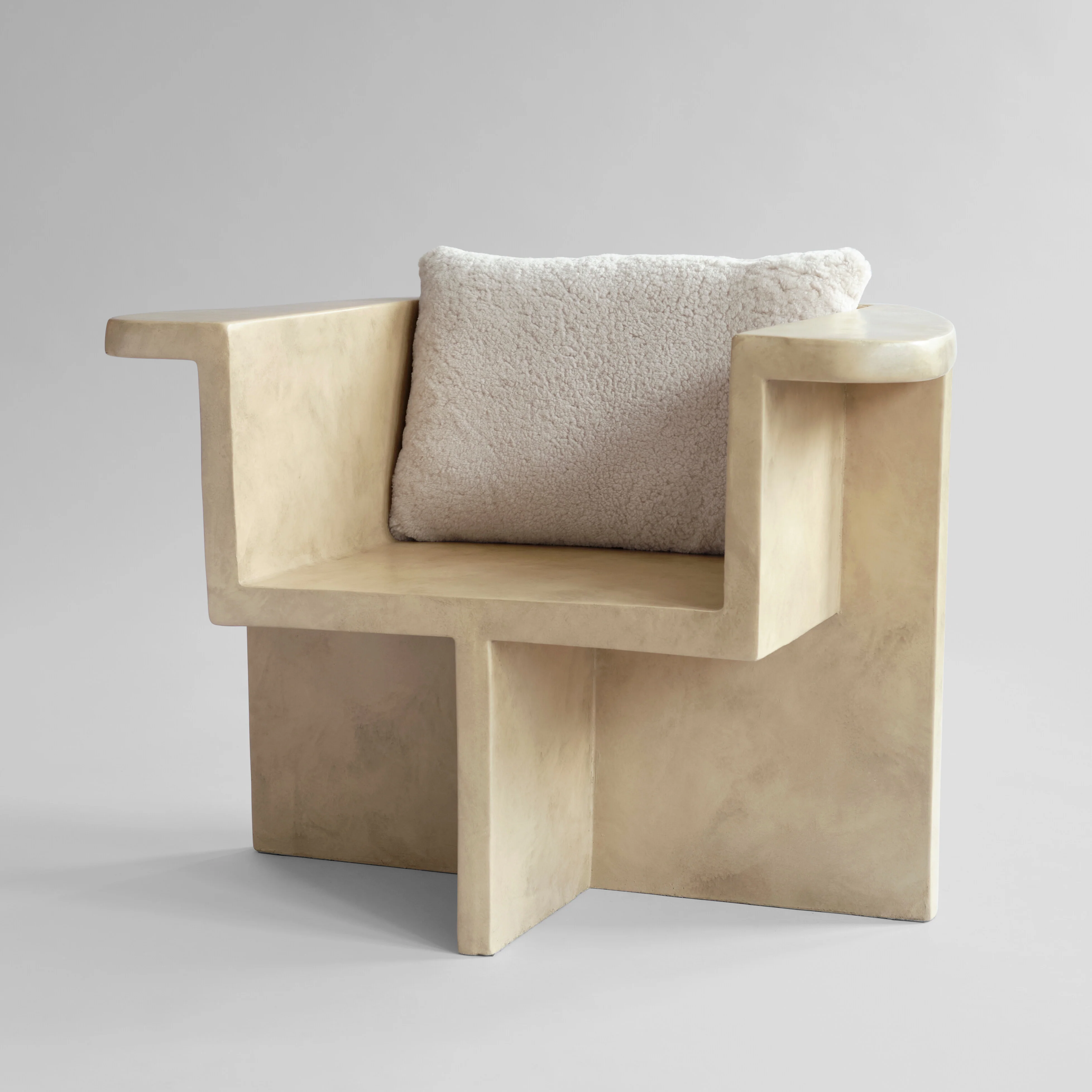 Makura Pillow 11 - Sandshell (Sheepskin) - Image 8