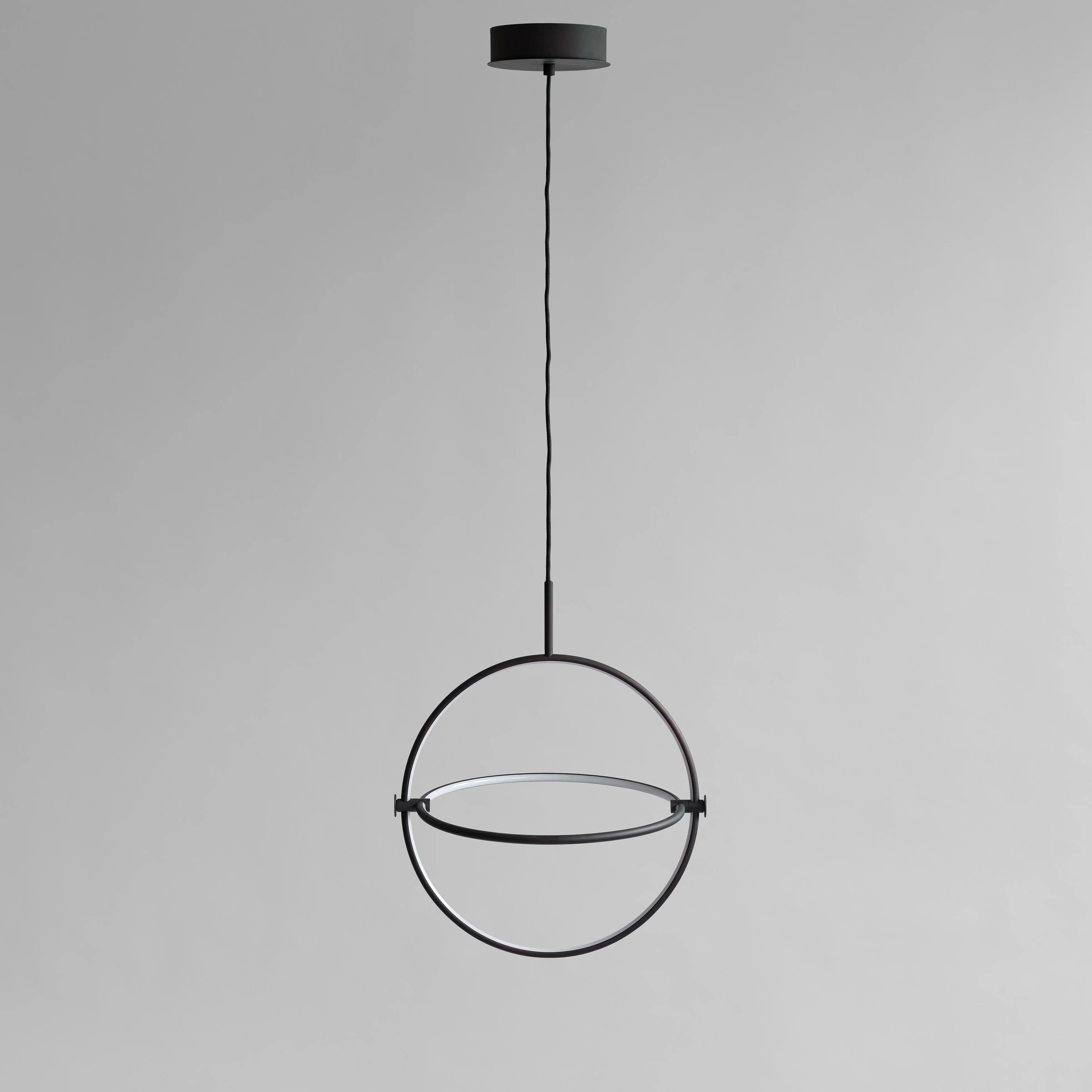 Maru Pendant, Ø40 - Burned Black - Image 4