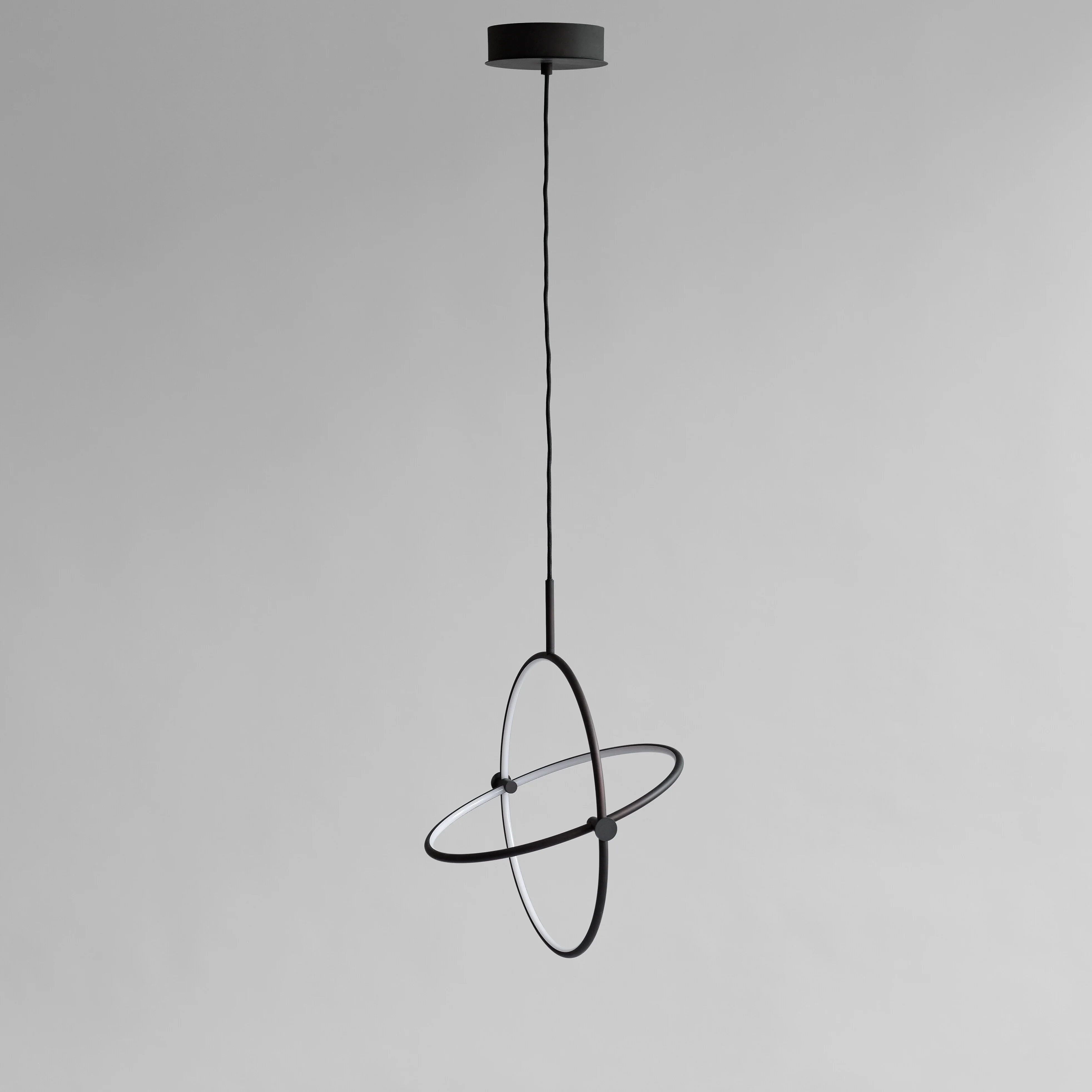 Maru Pendant, Ø40 - Burned Black - Image 5