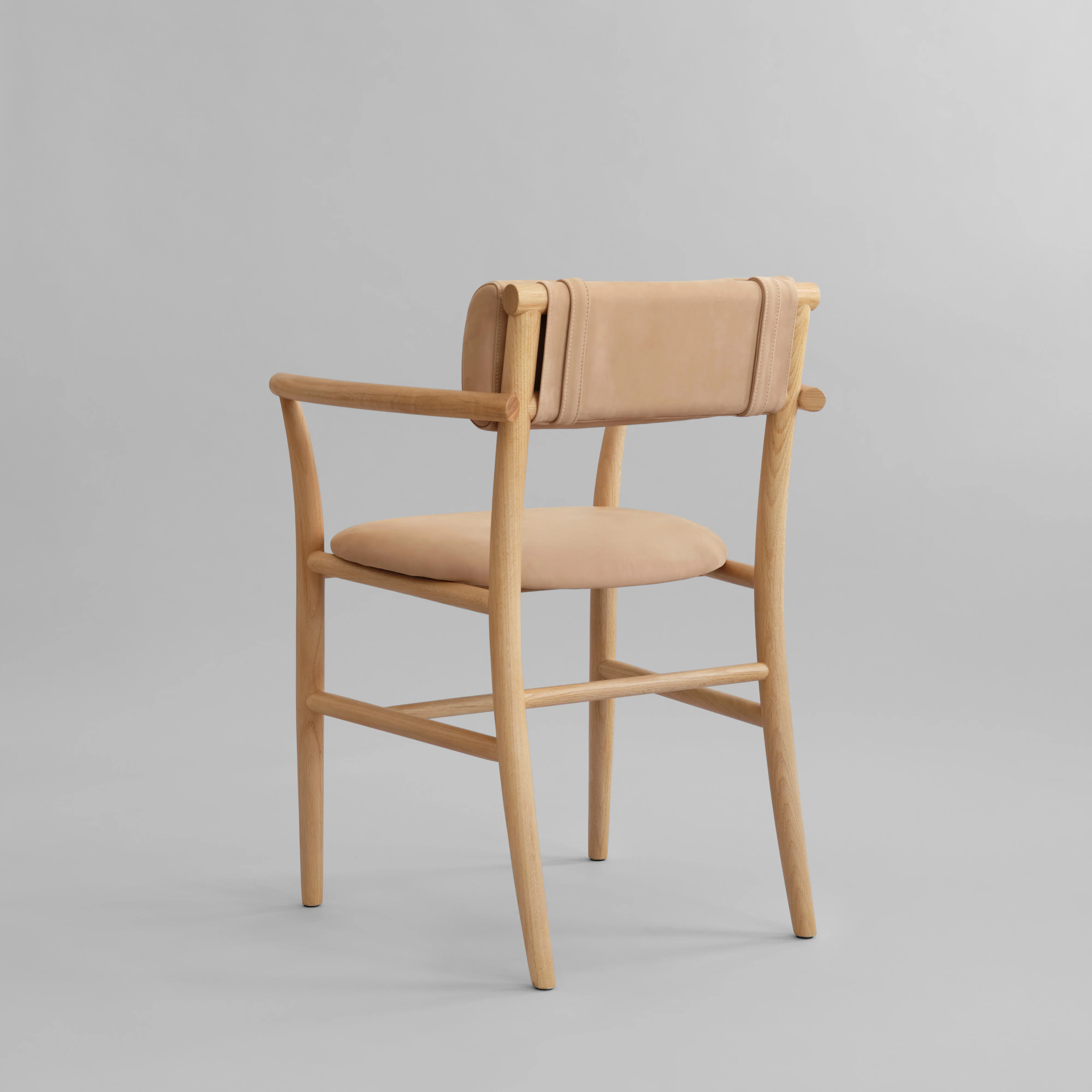 Nama Dining Chair, Armrest - Nubuck - Image 6