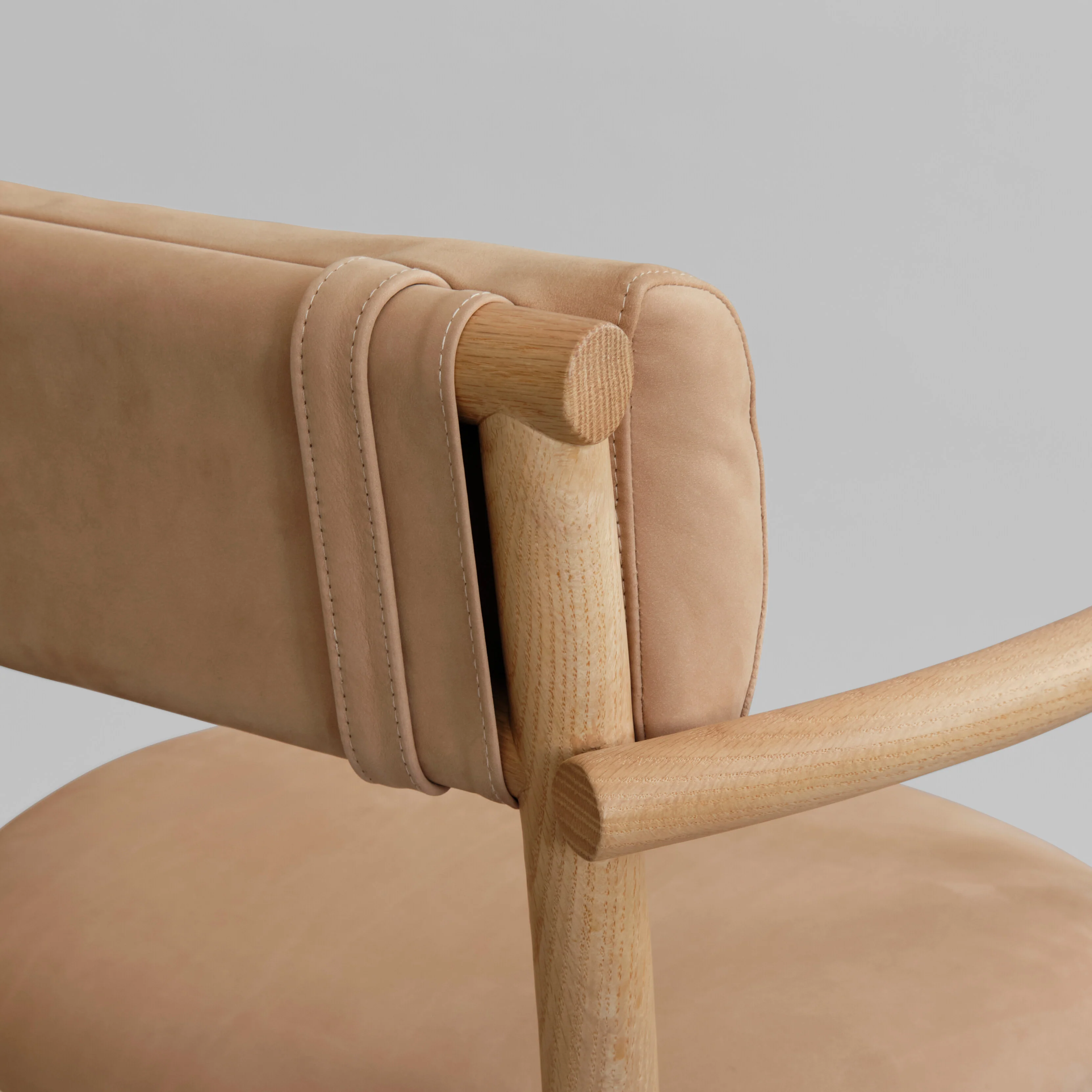 Nama Dining Chair, Armrest - Nubuck - Image 8